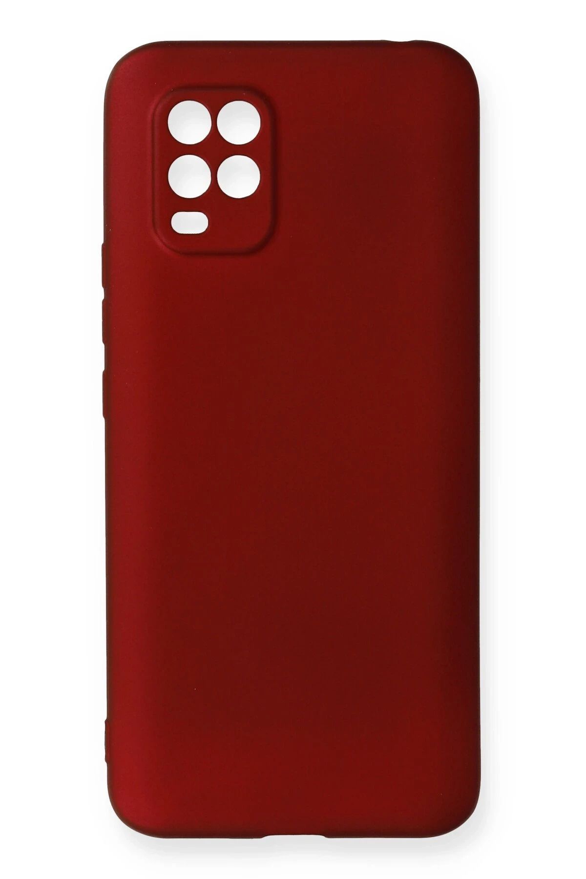 NewFace Xiaomi Mi 10 Lite Kılıf First Silikon - Bordo SVLRS