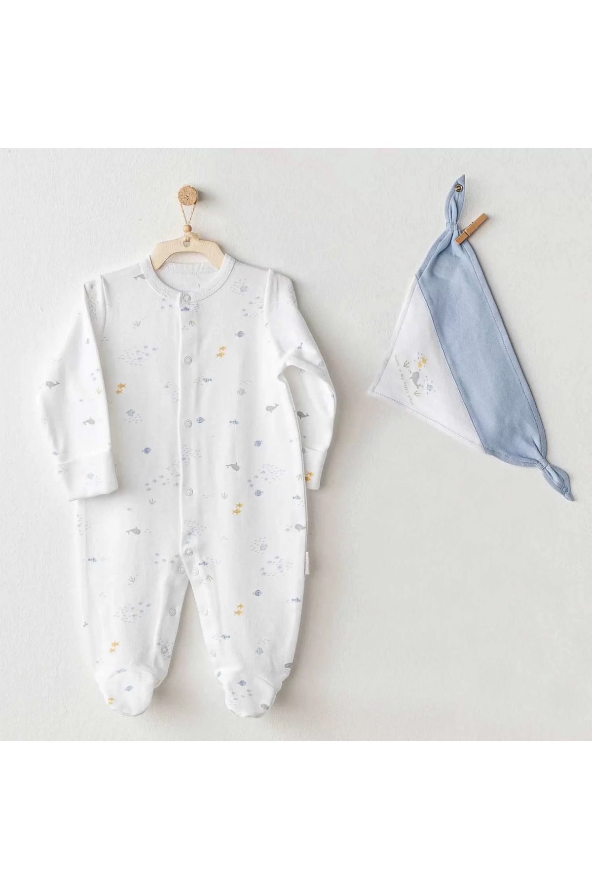 Shop58 Ocean İs My Happy Place Bebek Tulum Takım White