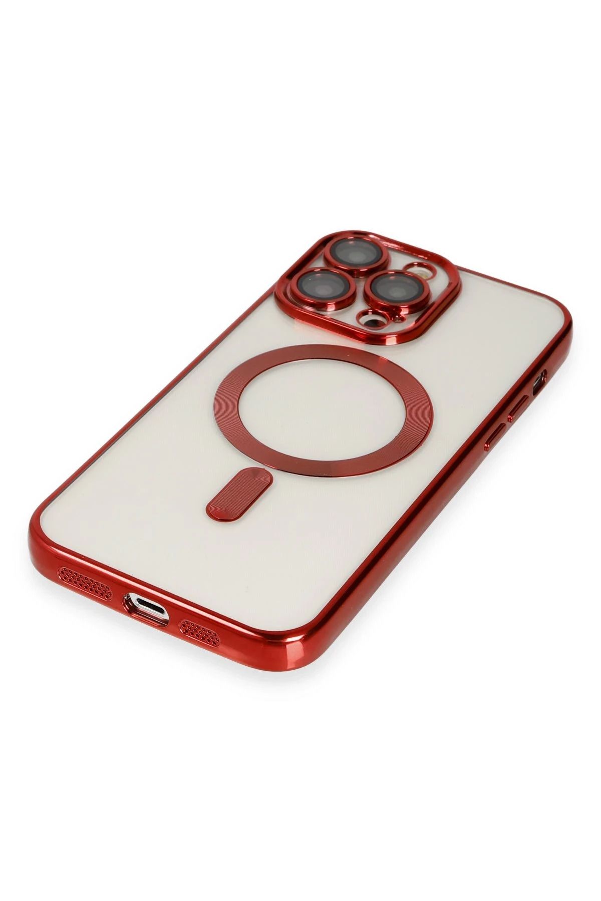NewFace iPhone 13 Pro Max Kılıf Kross Magneticsafe Kapak - Kırmızı SVLRS