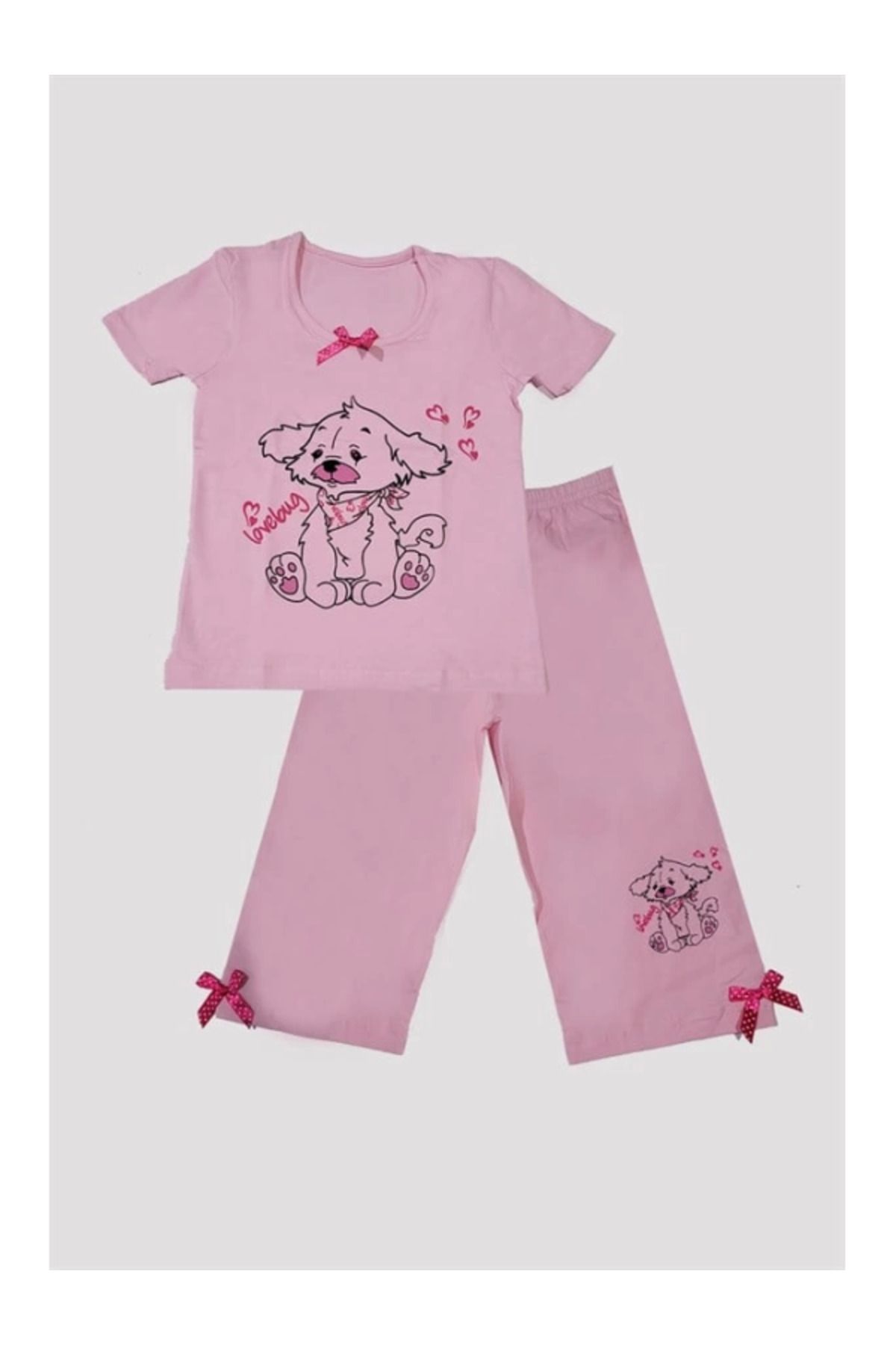 kapsulavm Kız Baskılı Pijama Takımı