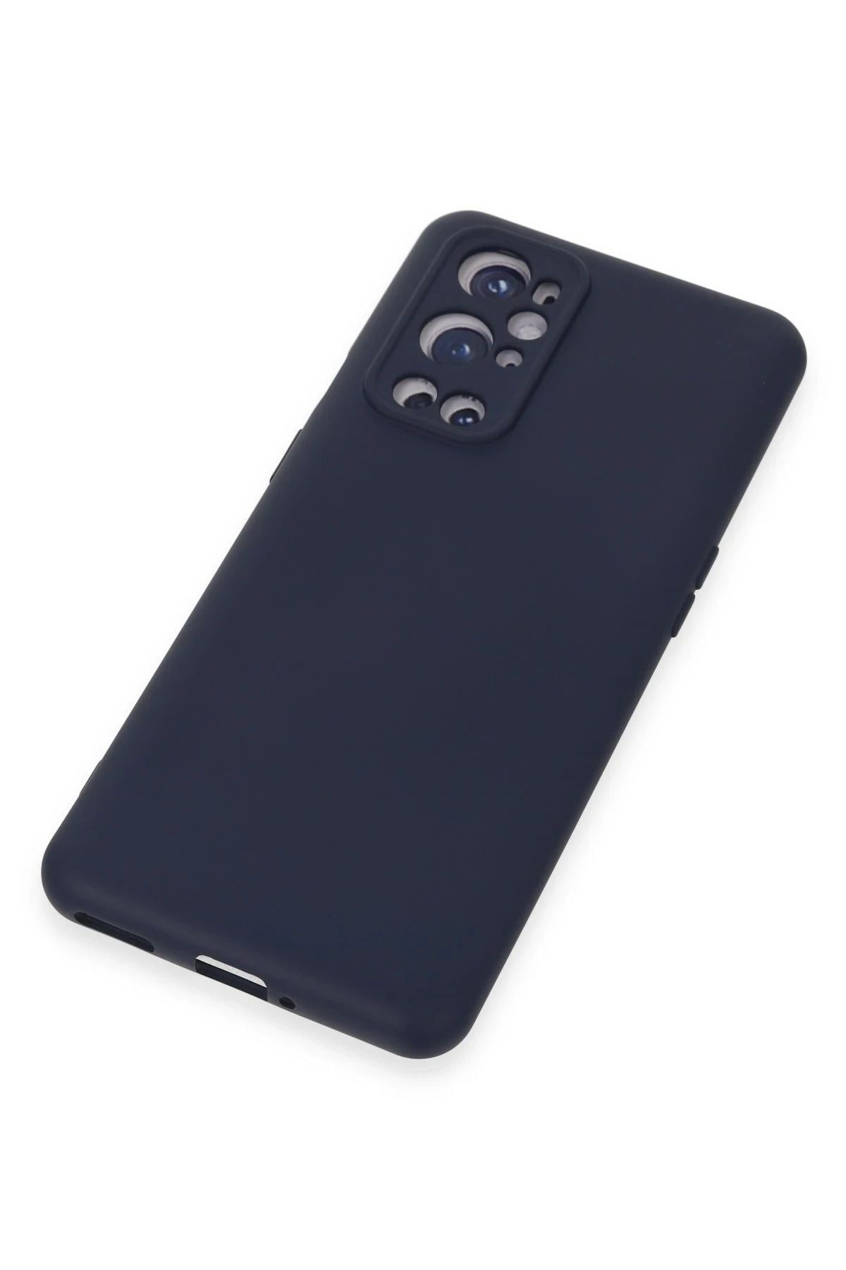 NewFace One Plus 9 Pro Uyumlu Kılıf Nano içi Kadife Silikon - Lacivert SVLRS