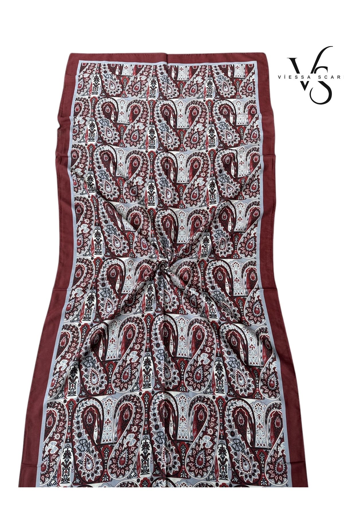 VİESSA SCARF BORDO KIRMIZI SOFT ŞAL