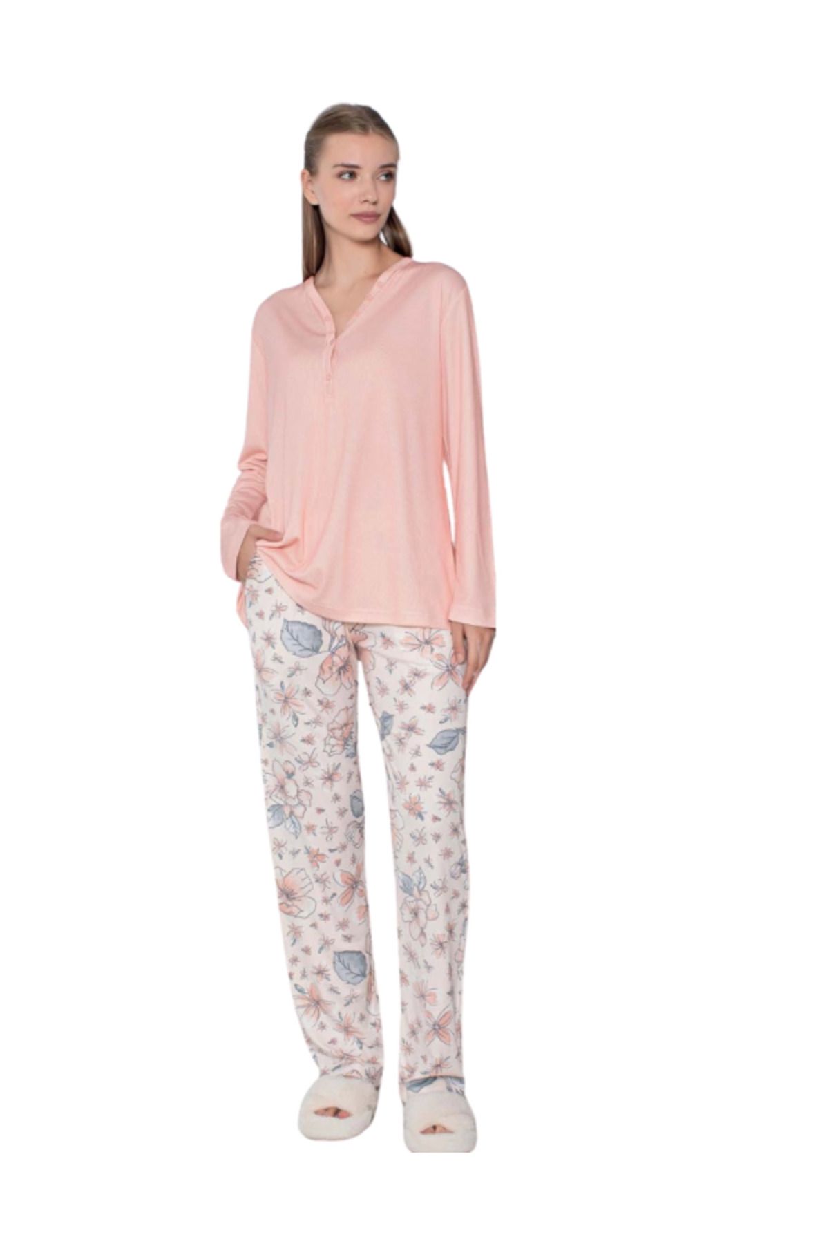 kapsulavm Limissi Desenli Melisa pijama Takımı 24408