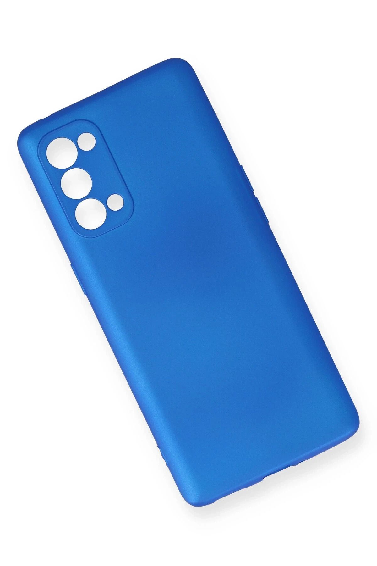 NewFace Reno 5 Pro Kılıf First Silikon - Mavi SVLRS