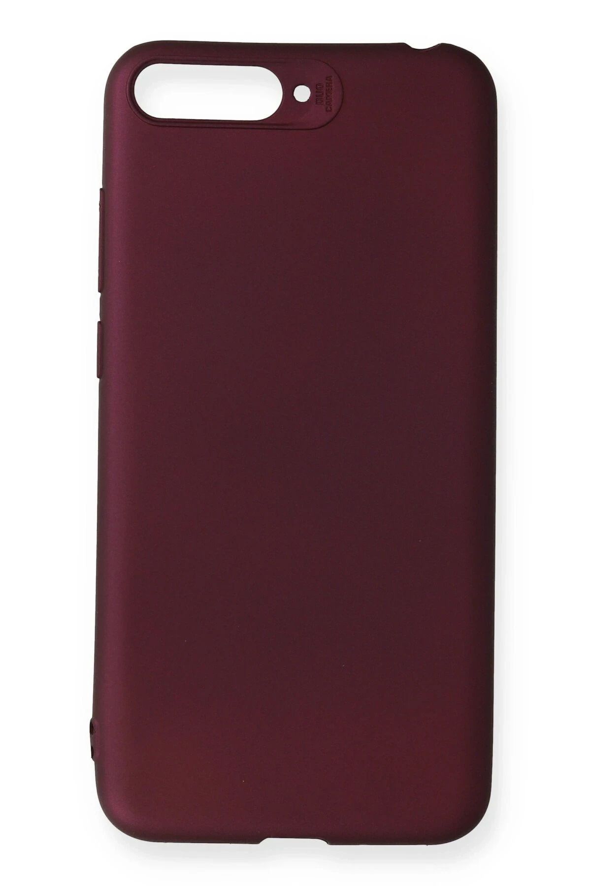 NewFace Huawei Honor 7A Kılıf First Silikon - Mürdüm WLZOR
