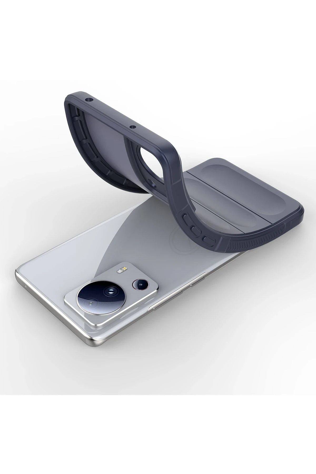 NewFace Xiaomi Mi 13 Lite Uyumlu Kılıf Optimum Silikon - Lacivert SVLRS