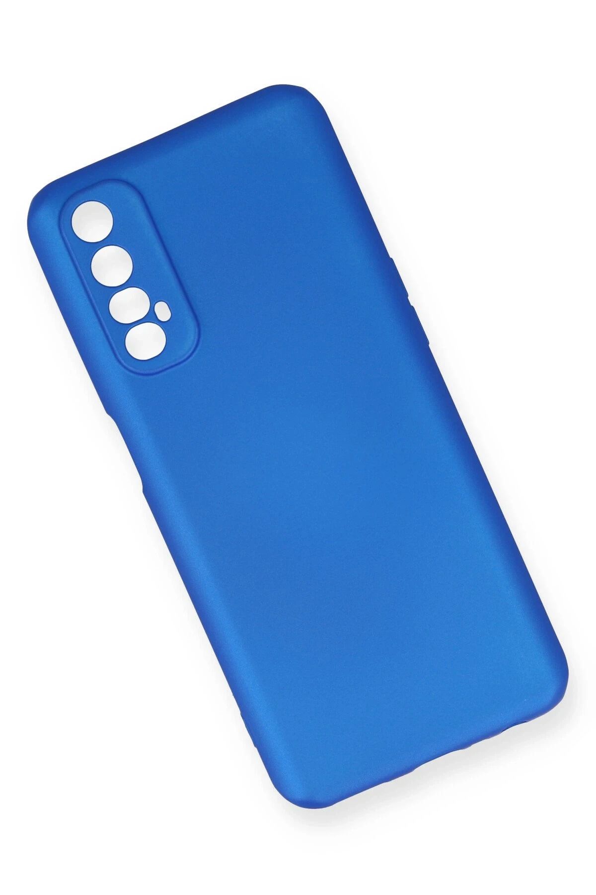 NewFace Realme 7 Kılıf First Silikon - Mavi WLZOR