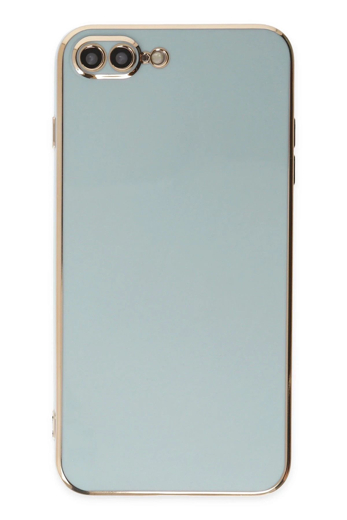 NewFace iPhone 7 Plus Kılıf Volet Silikon - Açık Yeşil SVLRS