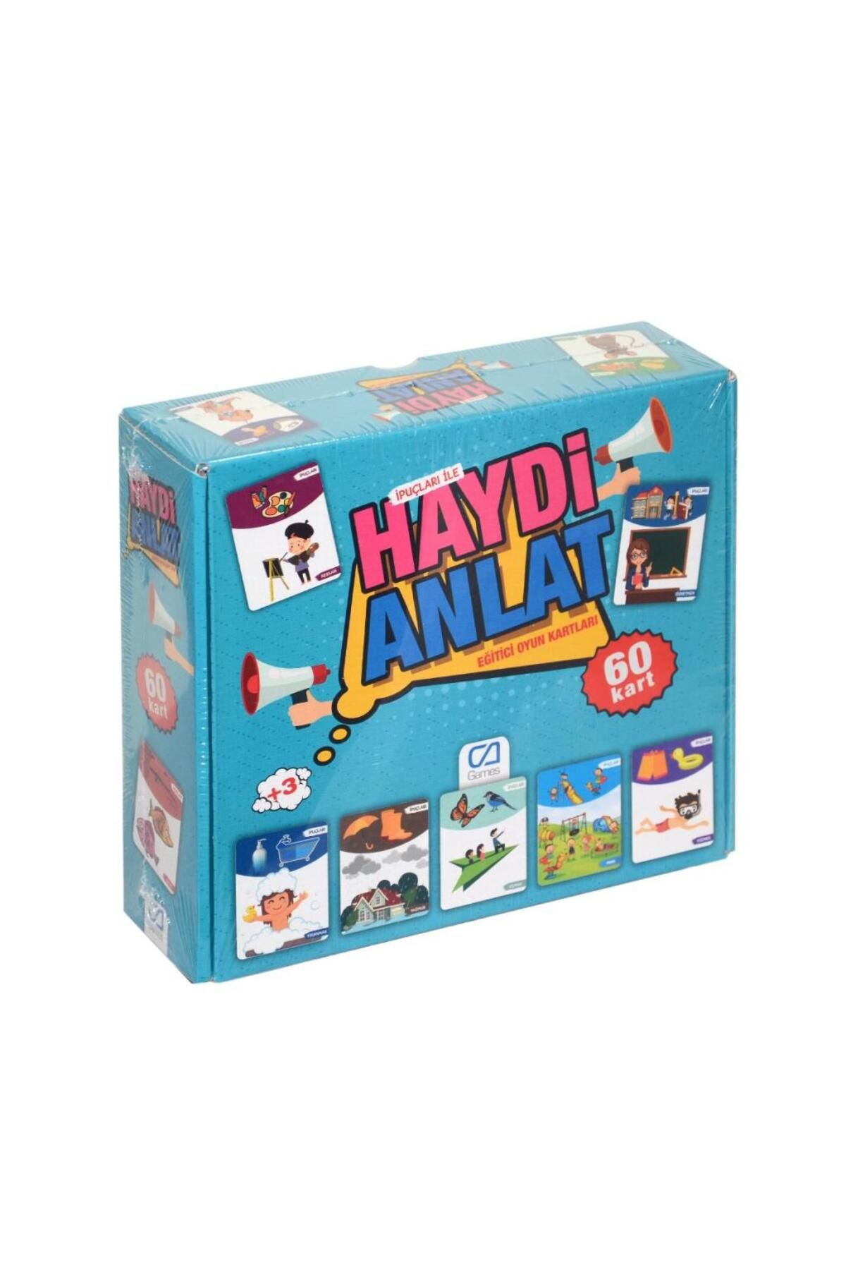 Shop58 5080 CA Games, Haydi Anlat - Eğitici Oyun Kartları / +3 yaş