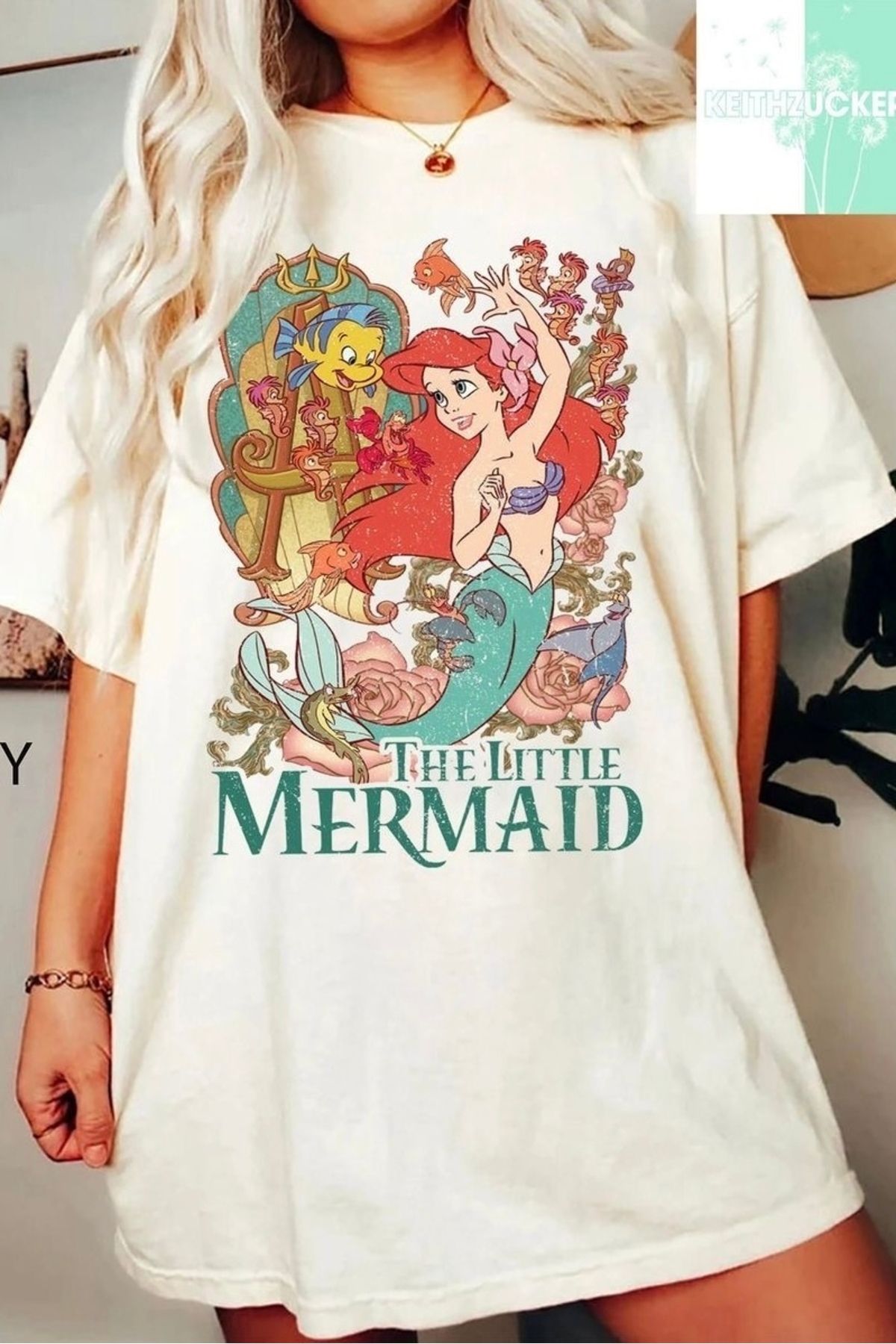 Aesthia Bej Unisex The Little Mermaid T-Shirt