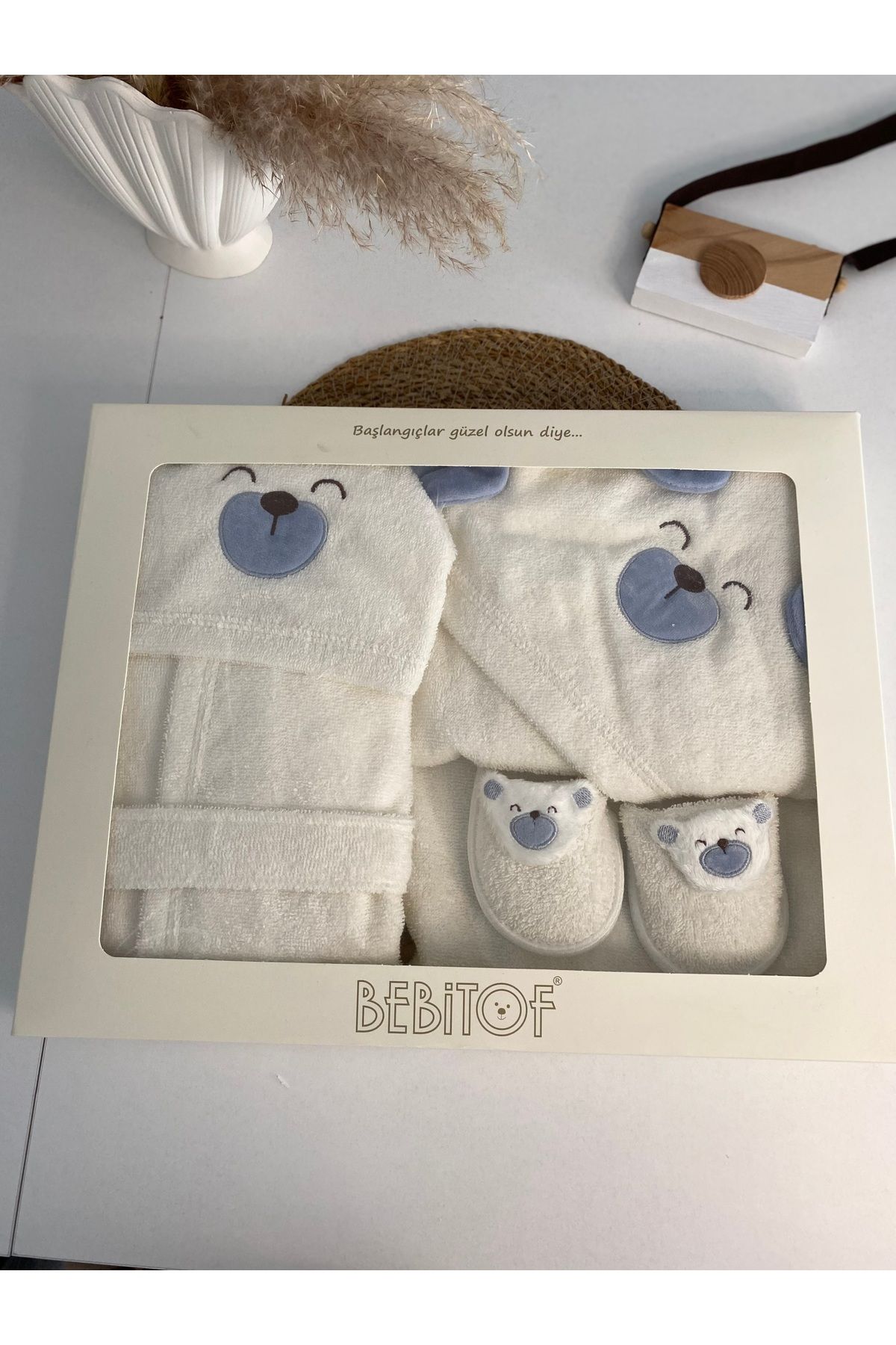Bebito Bebek bornoz takım