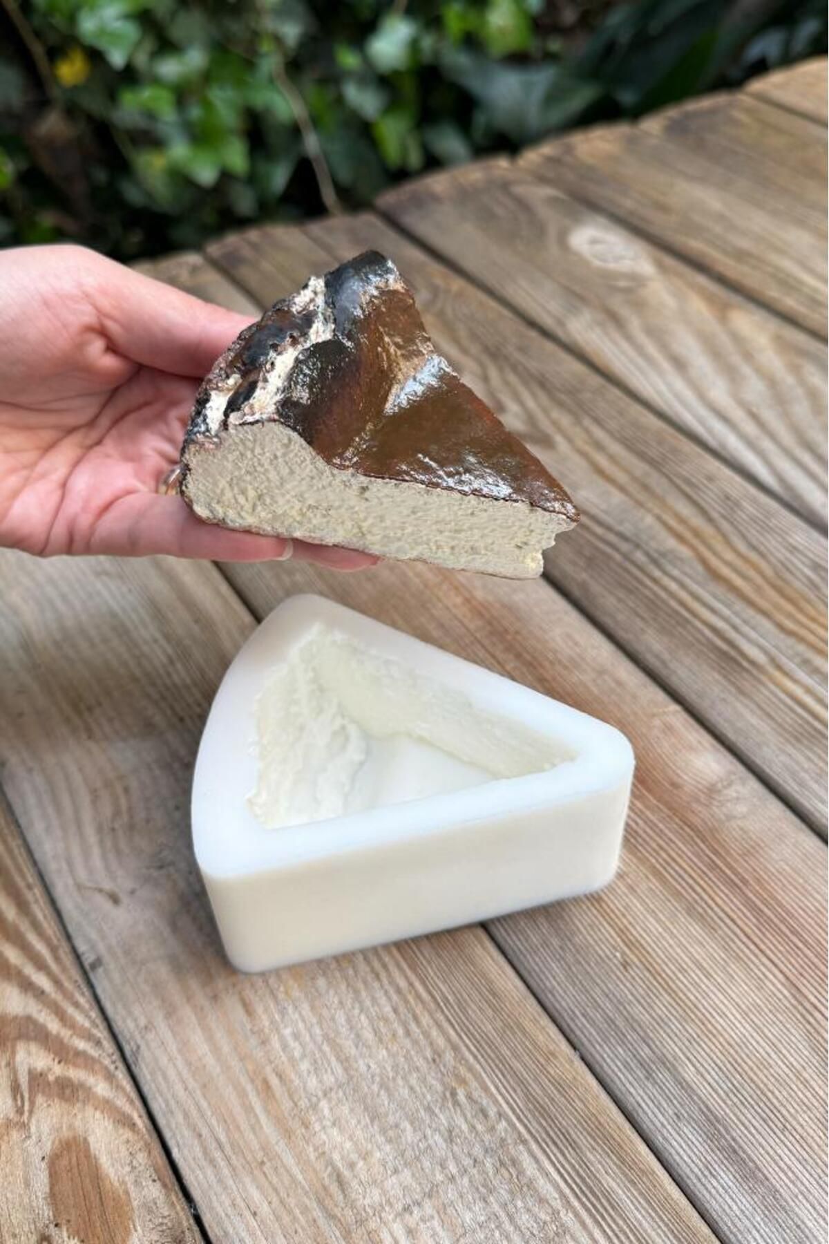 rufus concept Cheesecake Dilimi Silikon Mum Kalıbı