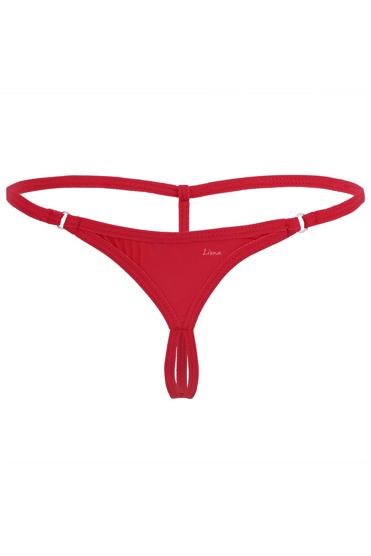 Shop58 Beruflic Halkalı Mini Büyük Beden Kırmızı Fantazi G String
