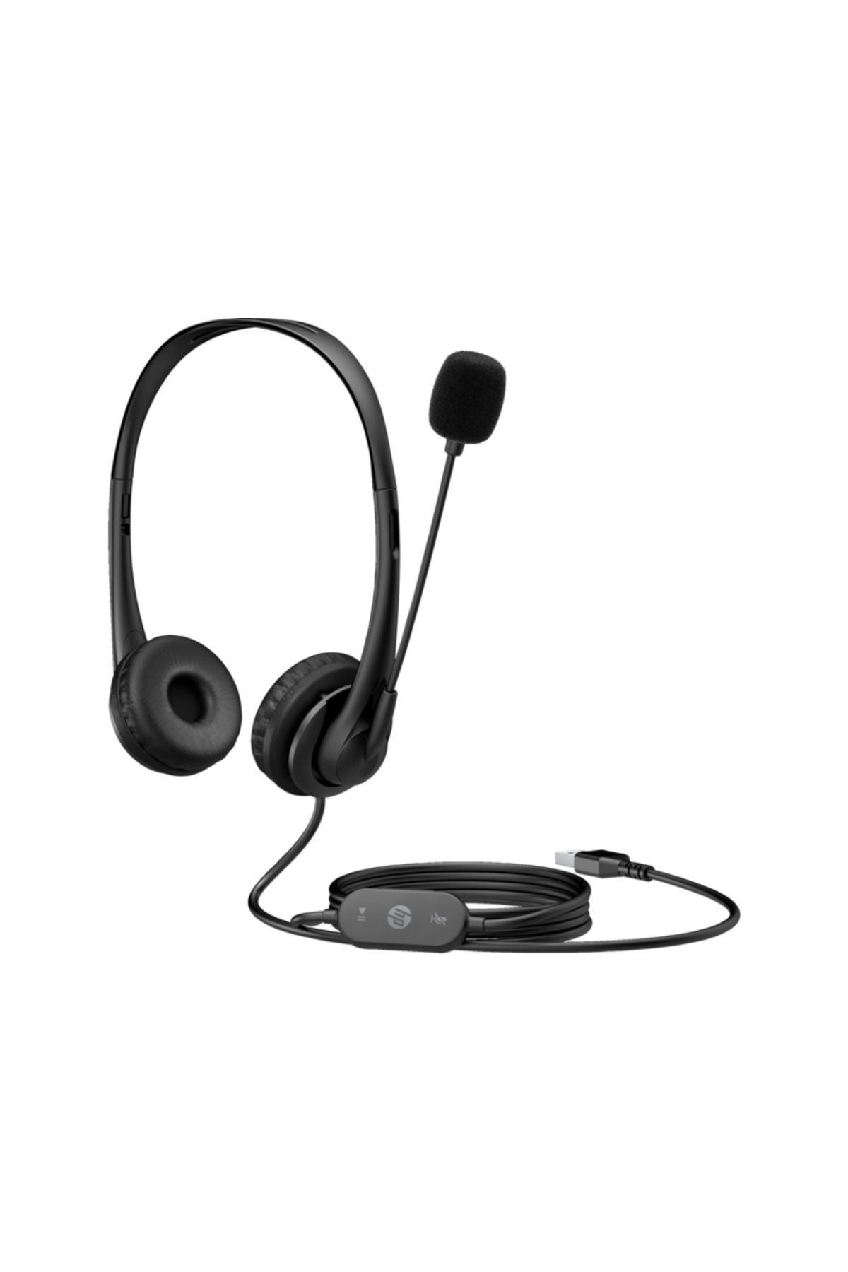 HP-Stereo USB Headset G2 with Noise-Cancelling Microphone and In-Line Controls for Clear Audio 3