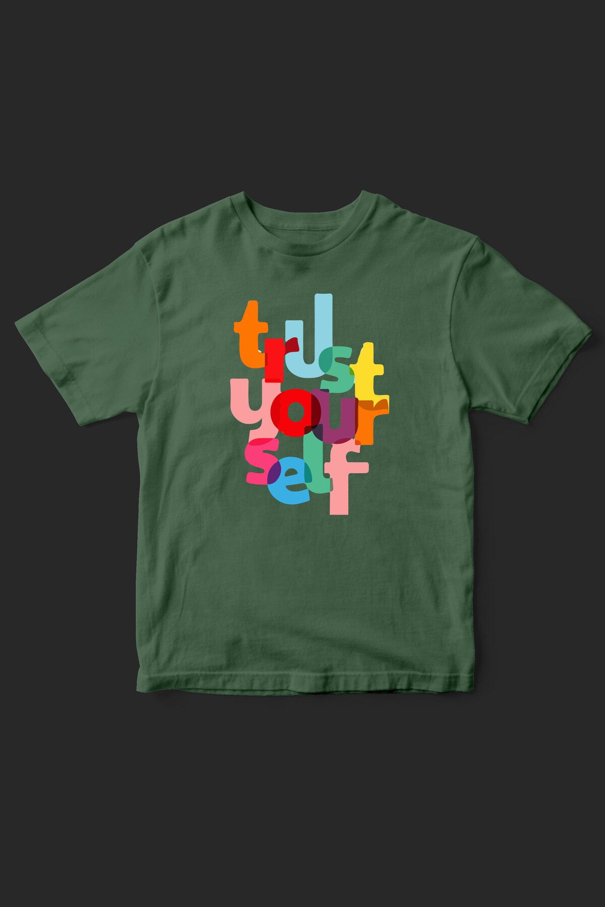 beloved.co trust yourself baskılı t-shirt