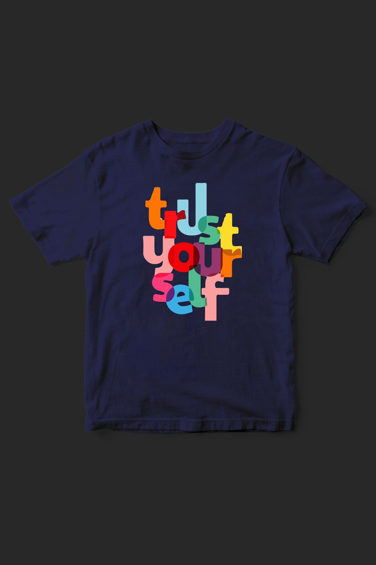 beloved.co trust yourself baskılı t-shirt