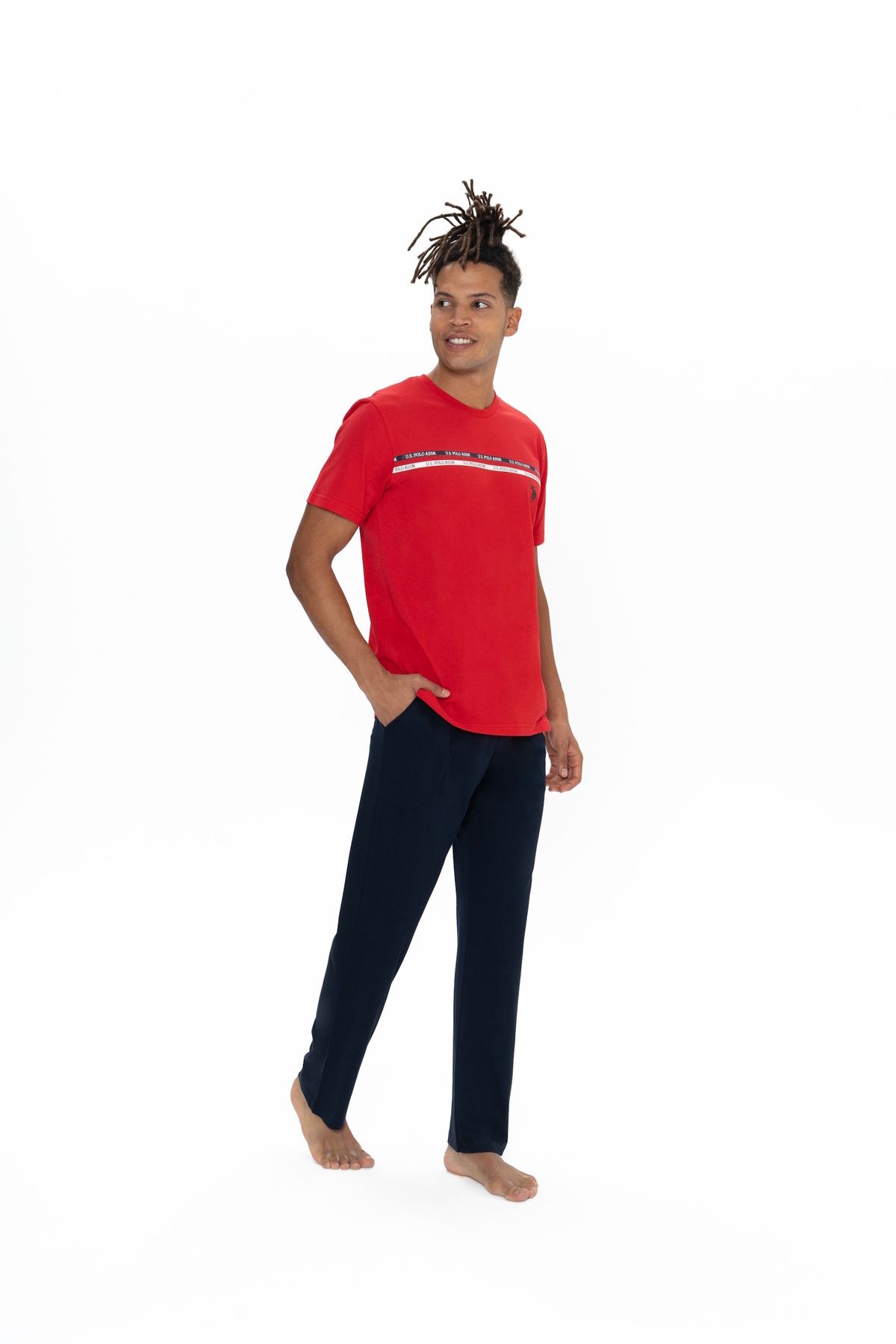 U.S. Polo Assn. U.S. Polo Assn. Erkek T-Shirt&Pijama Altı Takım Ev Giyim - ARASS18W89W5W