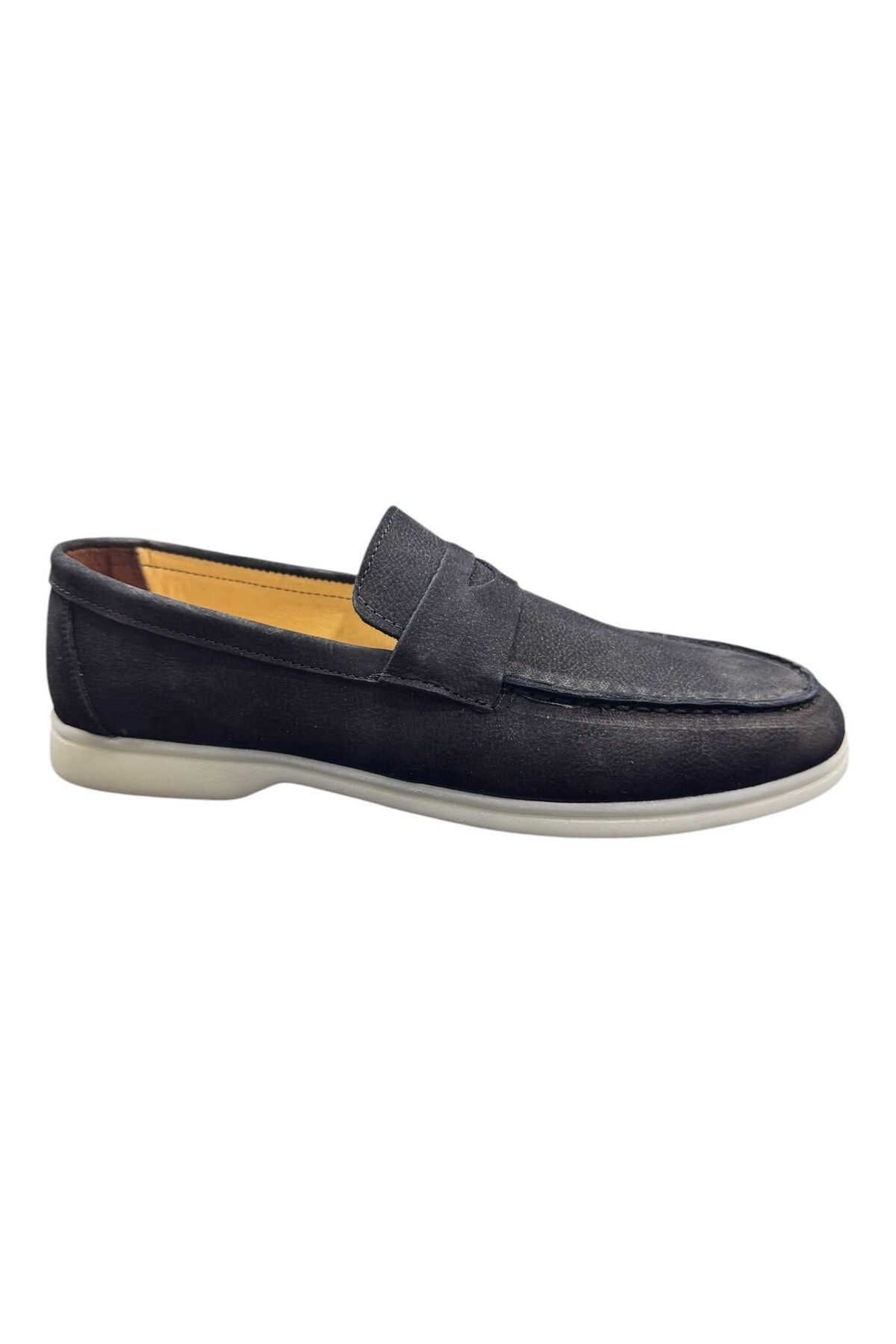 Greyybull Shoes siyah nubuk yazlık loafer erkek ayakkabı- loafer erkek ayakkabı