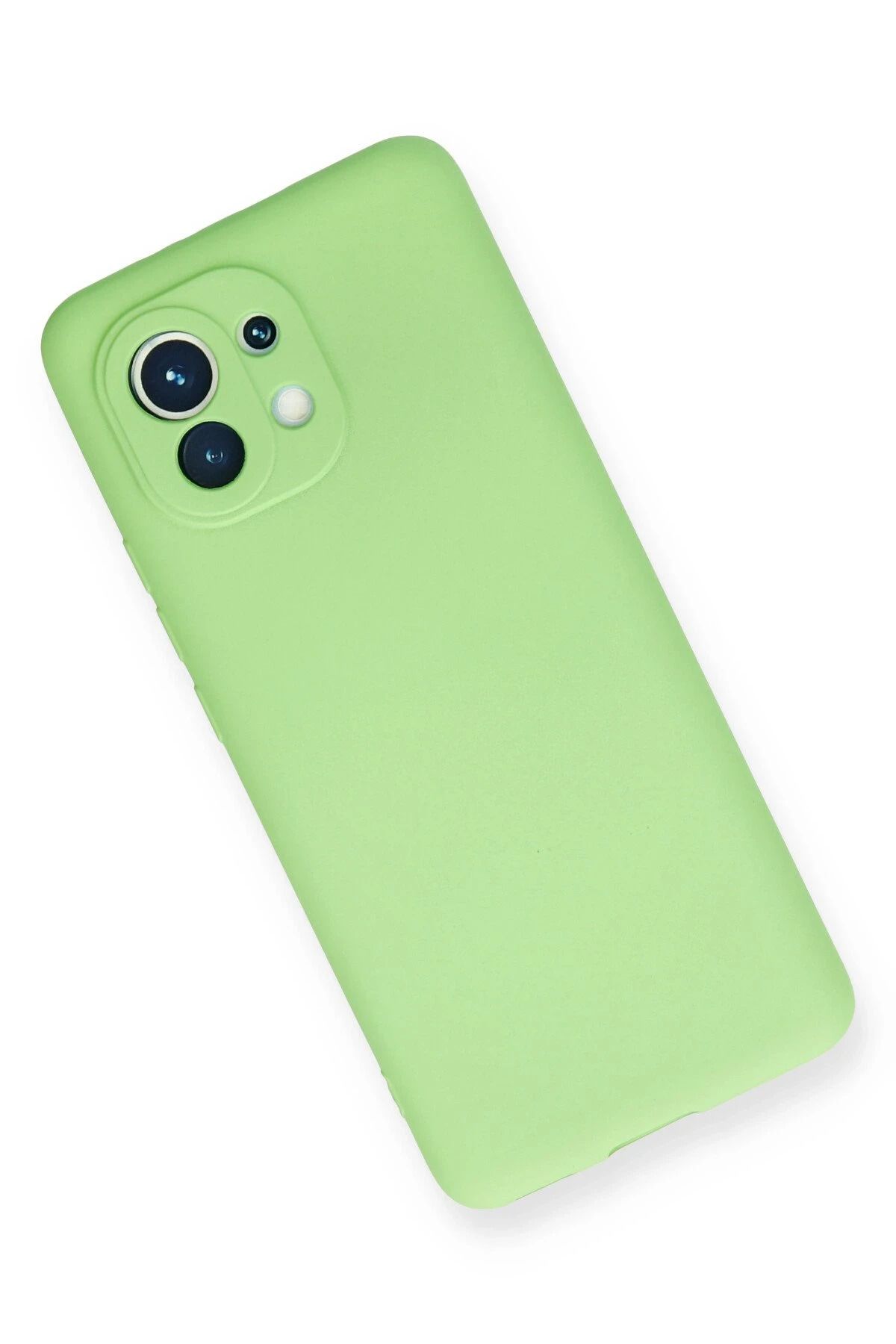 NewFace Xiaomi Mi 11 Kılıf First Silikon - Yeşil SVLRS