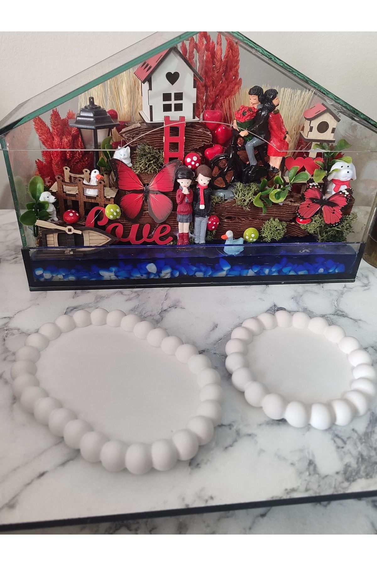 İlknur Home life 2li bubble takı tepsisi