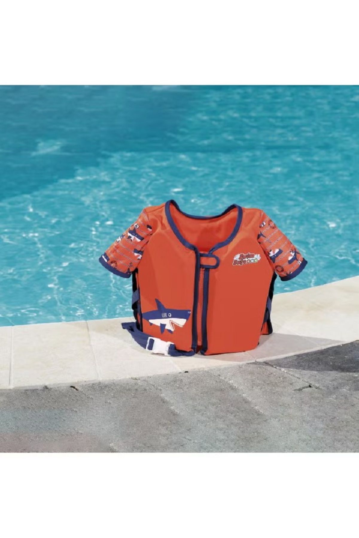 BESTWAY-Boys' and Girls' Half-Sleeve Cork Swim Jacket 26-32147 3