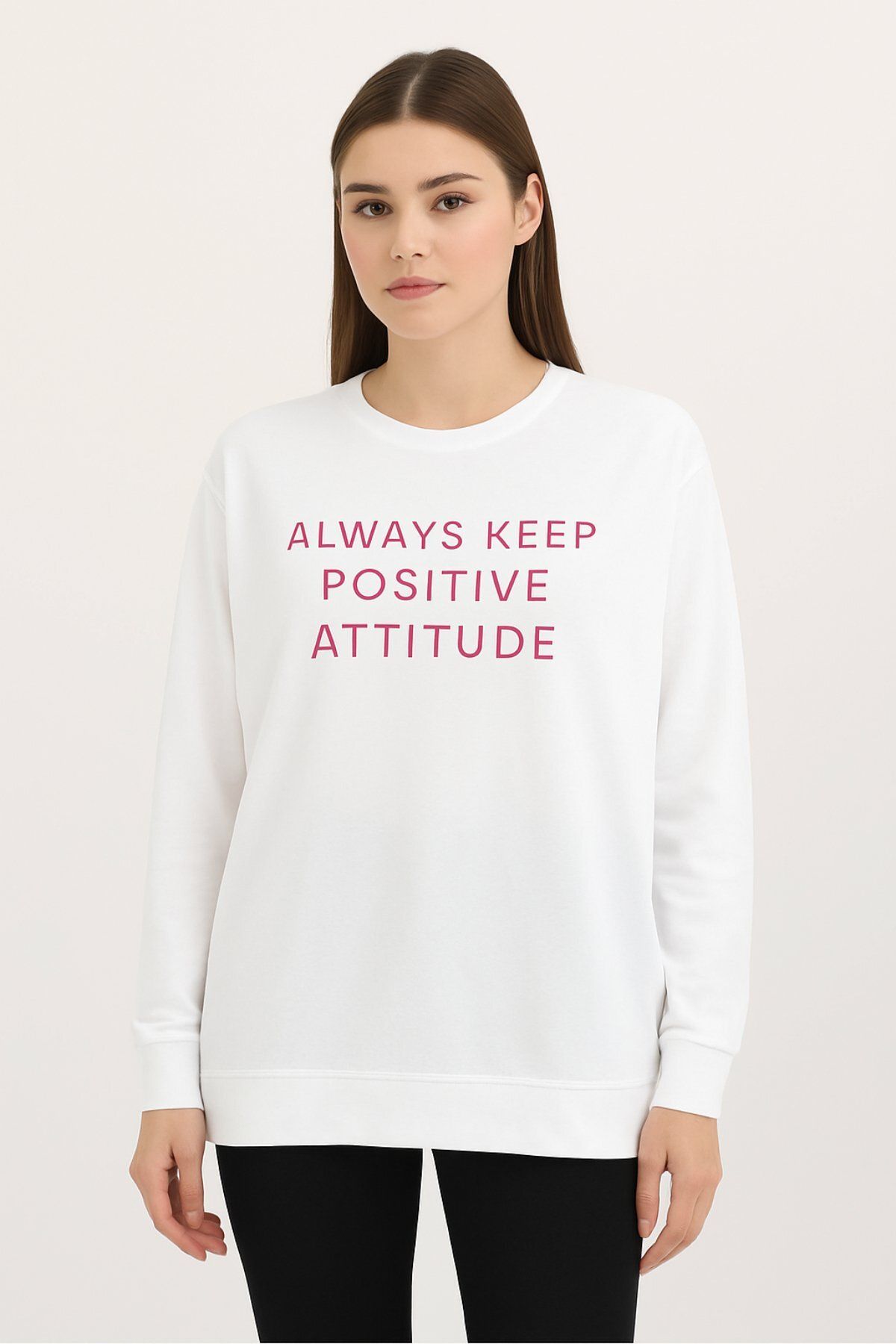 İKLİM LİFE Always Baskılı Sweat