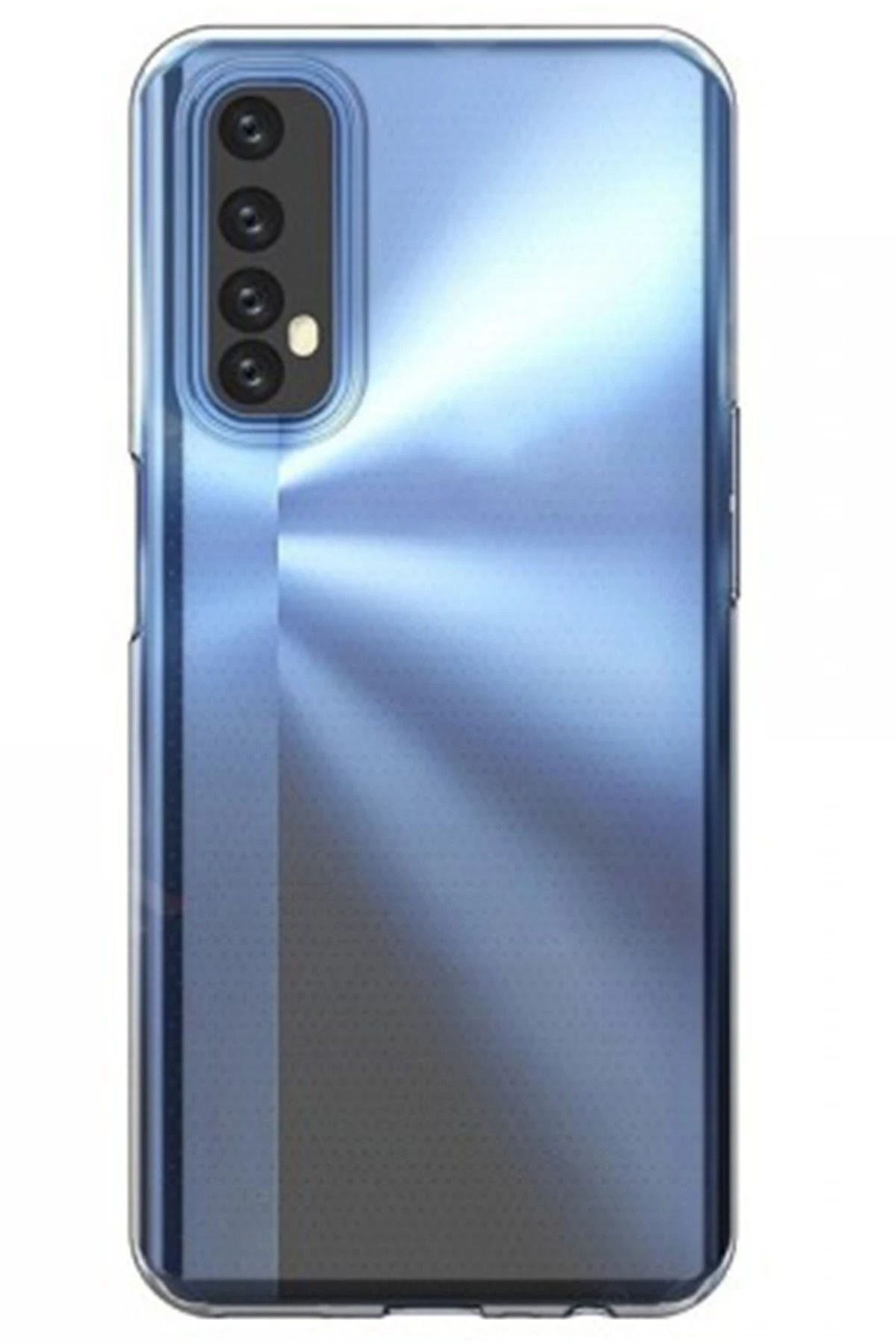 NewFace Realme 7 Kılıf Lüx Şeffaf Silikon SVLRS