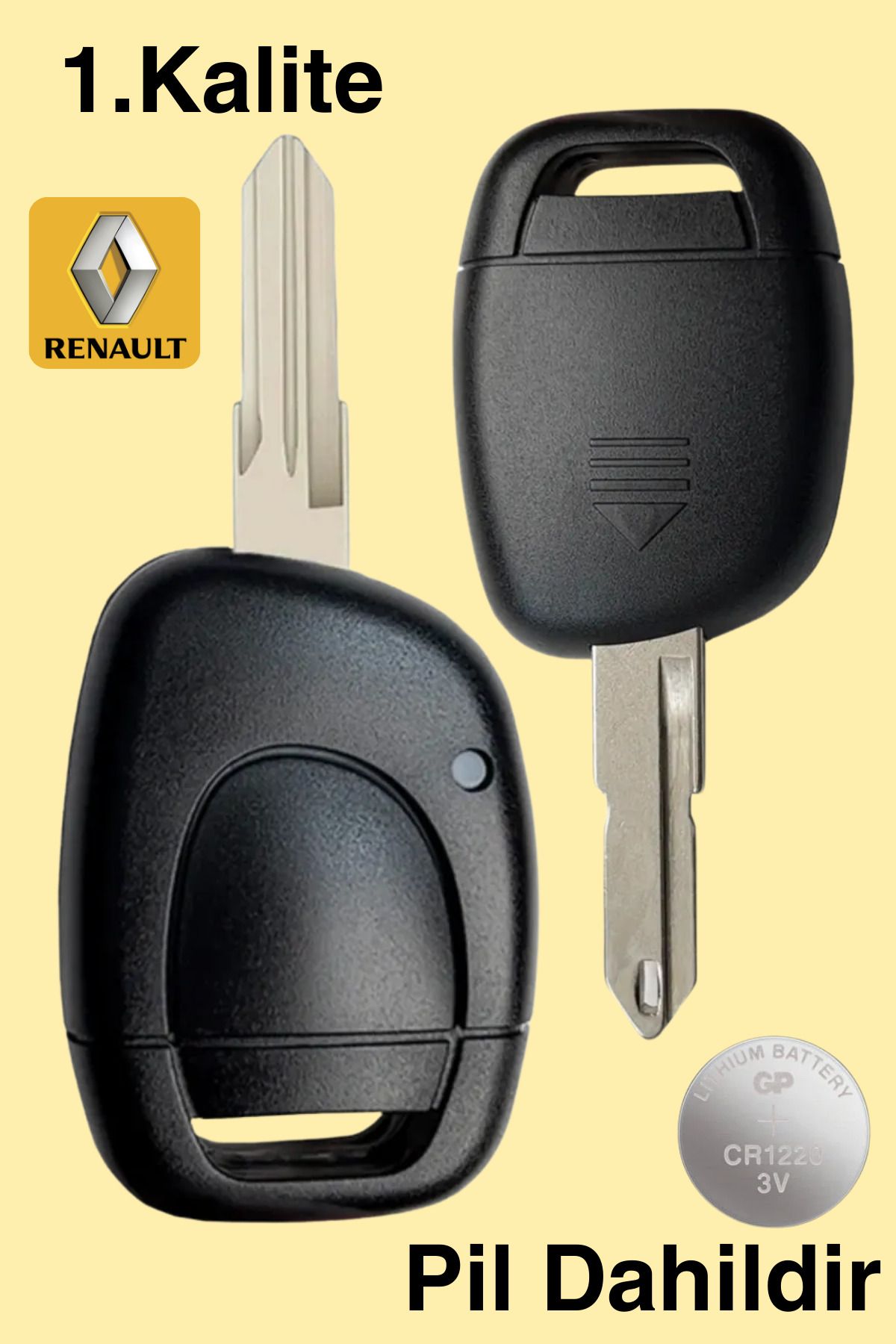 AlGeliyo Renault Clio Kangoo Kumanda Anahtar Kabı Renault Symbol Kumanda Anahtar Kabı