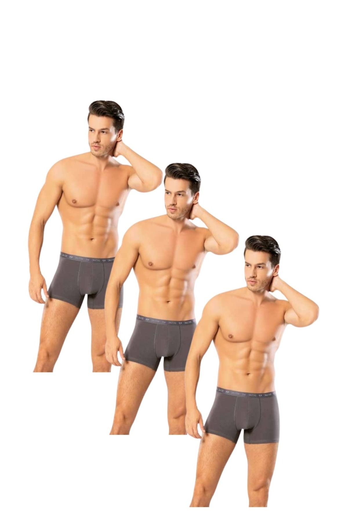 Looksense Erkek Dude 3Lü İnce Bel Lastikli Likralı Boxer 12003