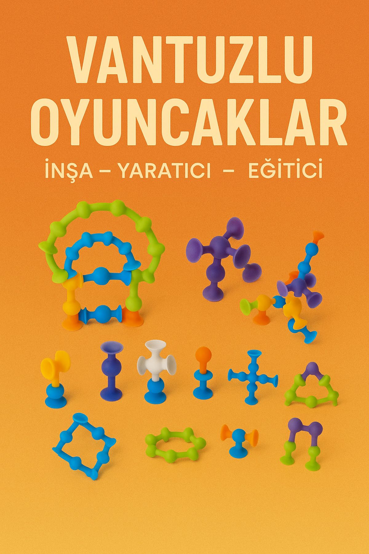 potasyum Eğitici Oyuncak Vakum Molekül 25 Adet Vakumlu Çocuk Gelişim Oyunu eğitici bebek oyuncak