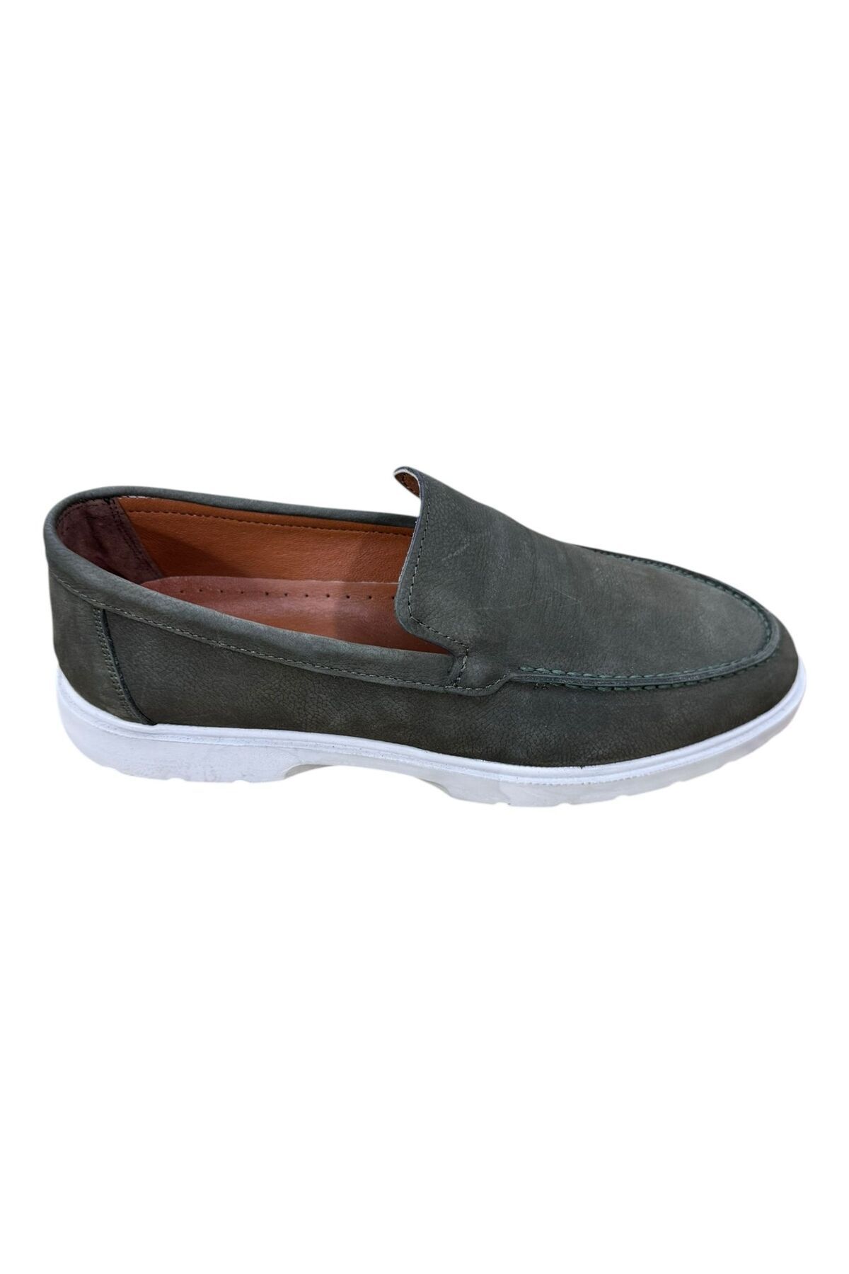 Greyybull Shoes Haki Günlük Rok Loafer Ayakkabı-siyah Yazlık Hafif Rahat Ayakkabı