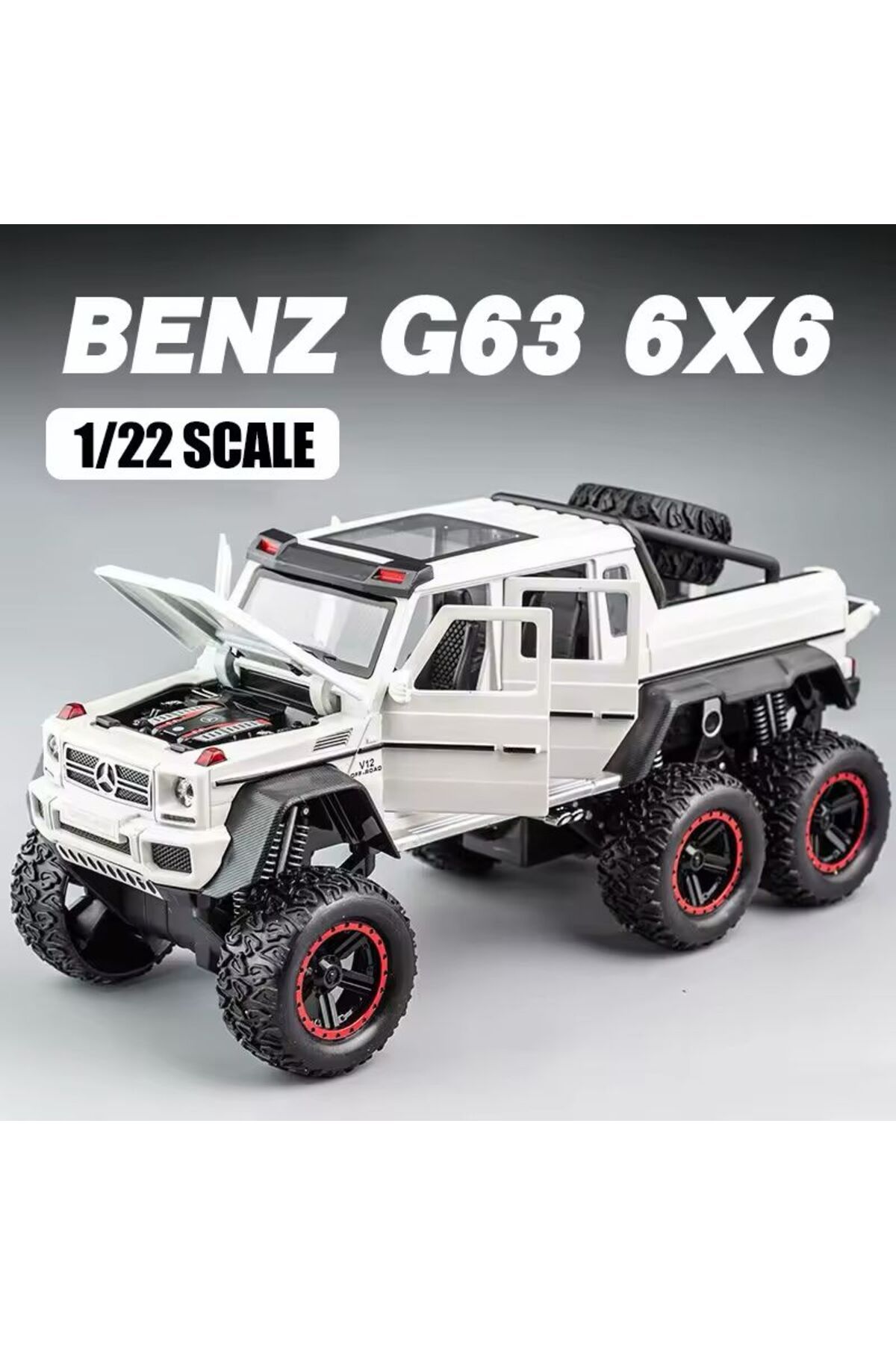 SECTOYS MERCEDES AMG 6X6 DİECAST ARABA MERCEDES G65 JİP DİECAST ARABA MERCEDES G65