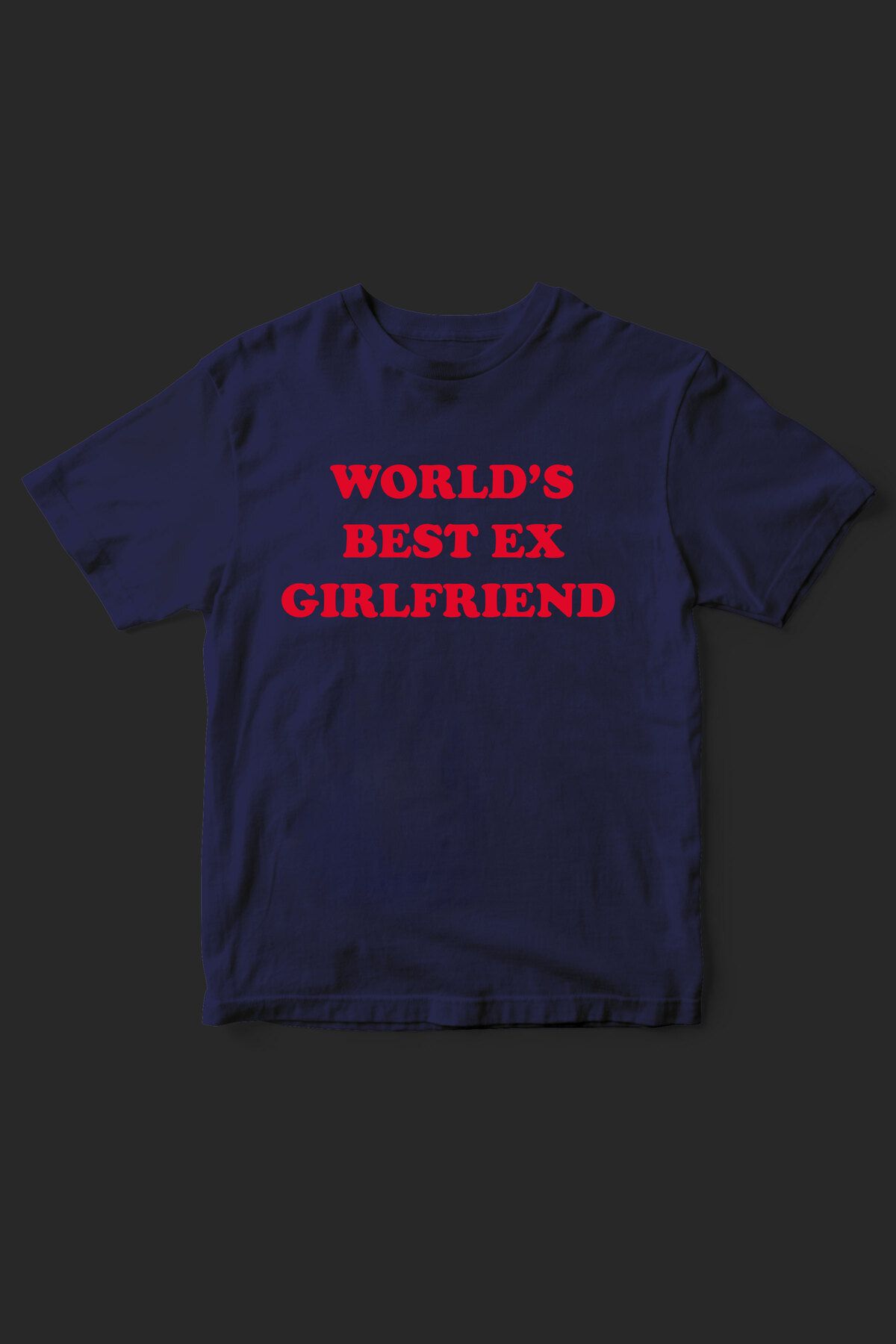 beloved.co world's best ex girlfriend baskılı t-shirt