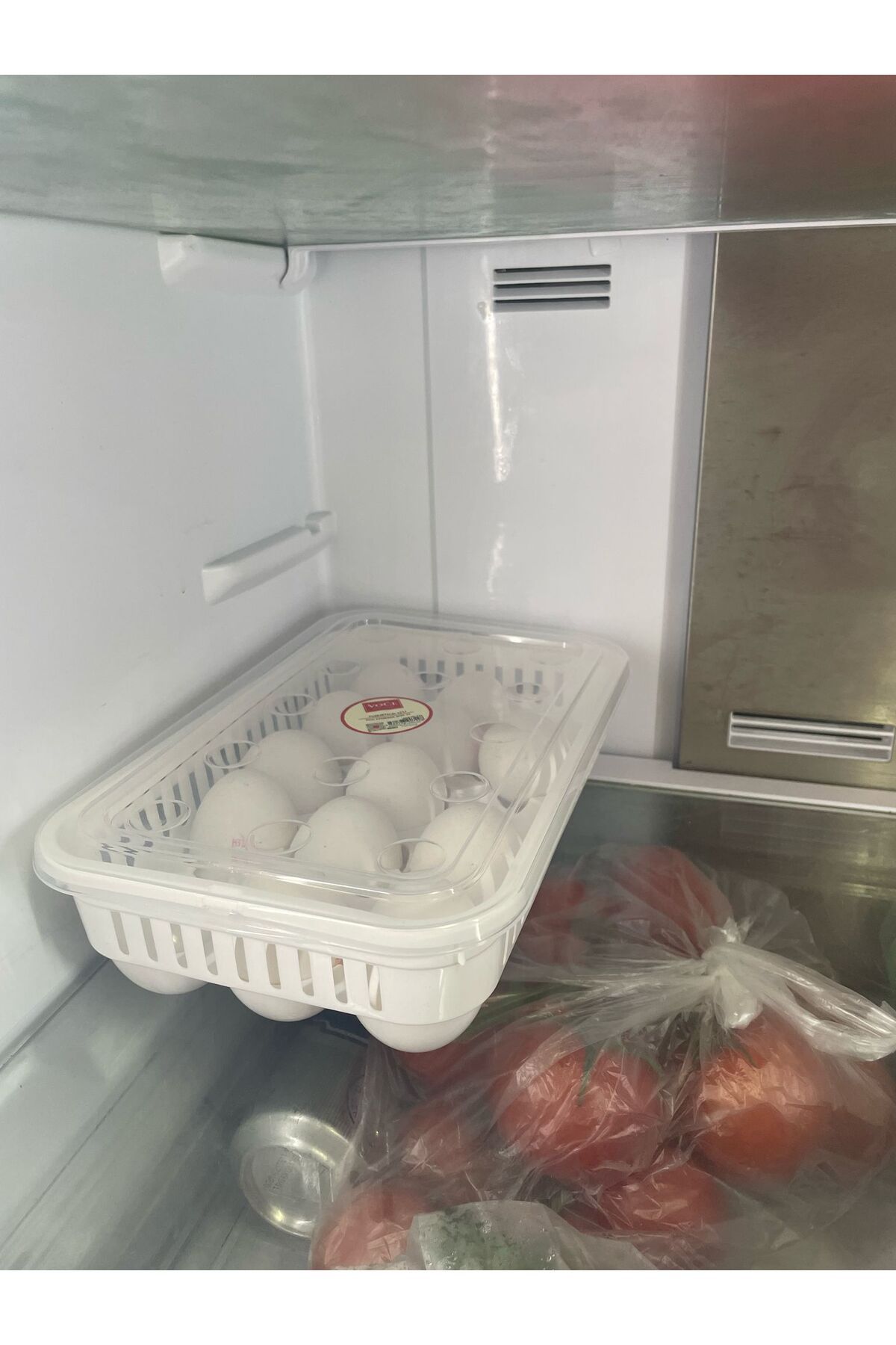 Tercih Home 2 ADET Yumurta saklama kabı 15'li 2 adet , Steril yumurtalık, Kapaklı yumurta organizeri