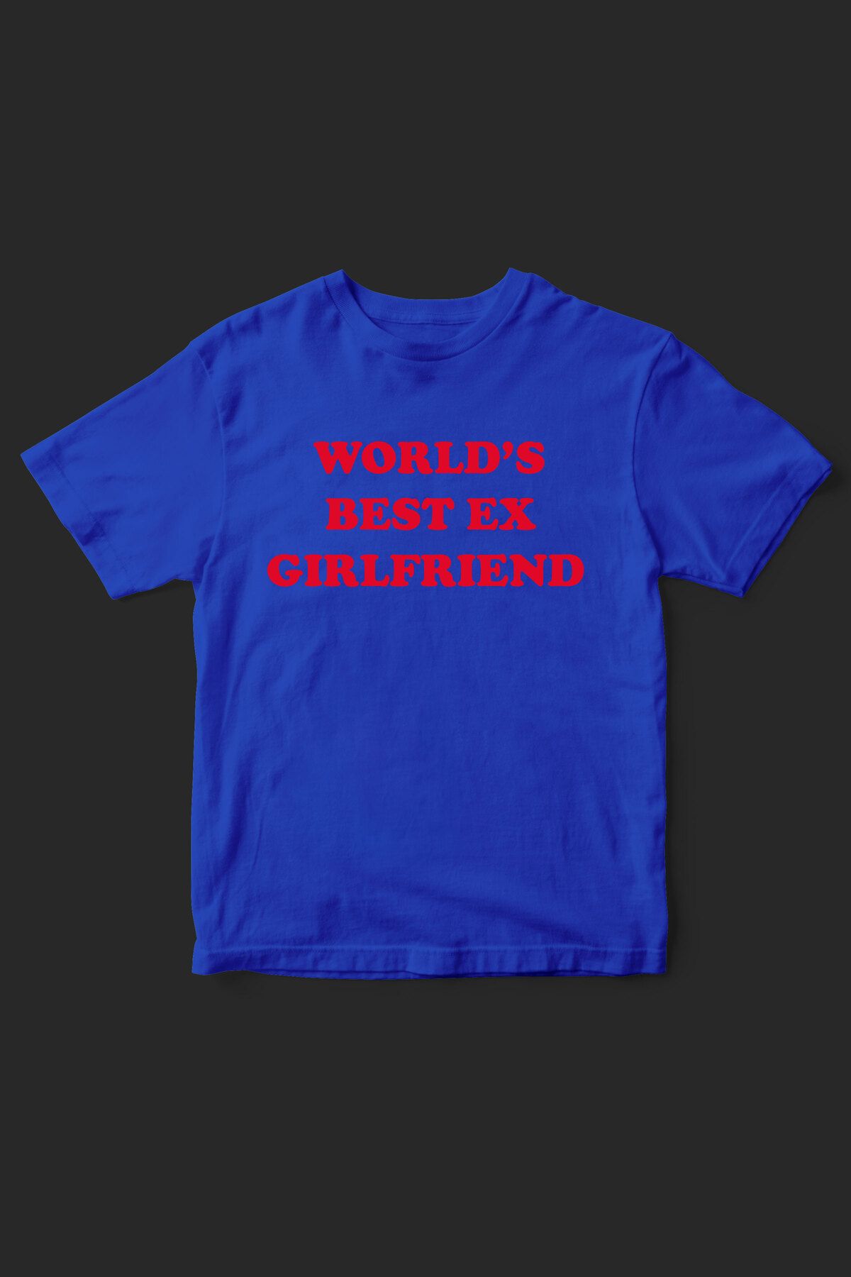 beloved.co world's best ex girlfriend baskılı t-shirt