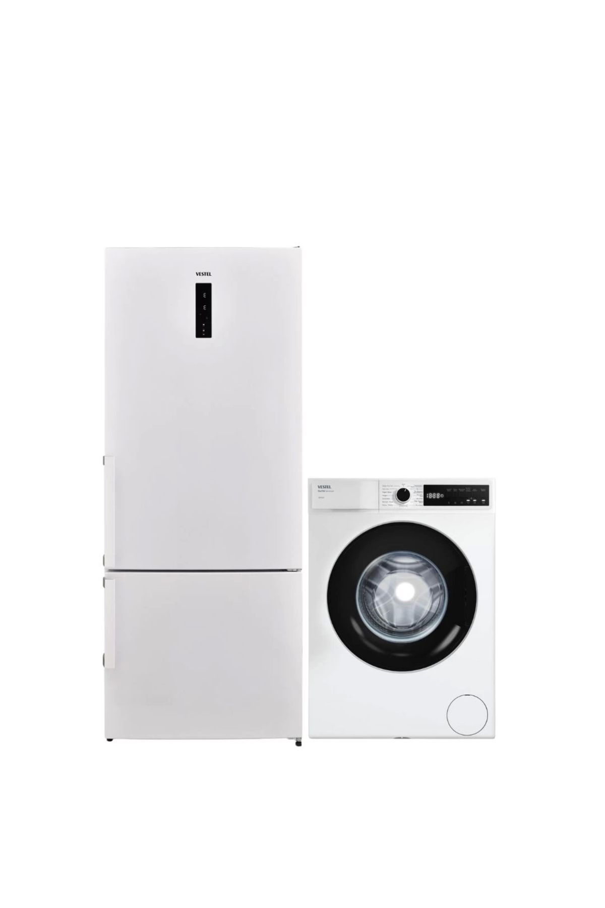 Vestel 2'li Beyaz Eşya Seti (CMI 96301 ÇAMAŞIR NFK60112 E BUZDOLABI)