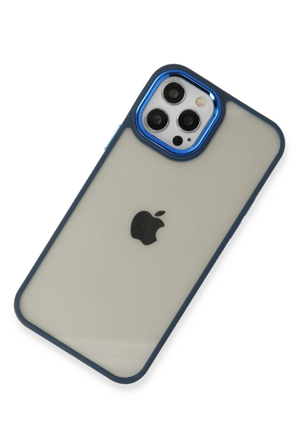 NewFace iPhone 12 Pro Max Kılıf Dora Kapak - Mavi SVLRS