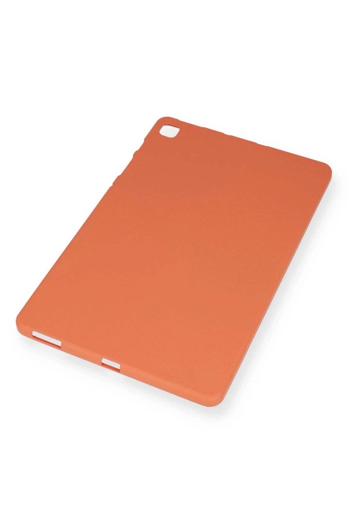 NewFace Samsung Galaxy P610 Tab S6 Lite 10.4 Kılıf Evo Tablet Silikon - Turuncu SVLRS