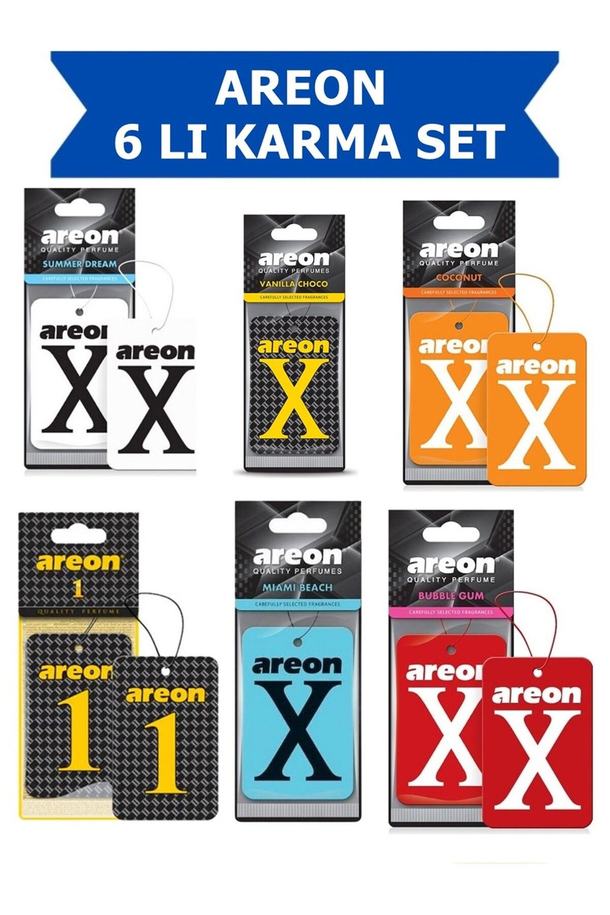 AREON X X SERİSİ EN İYİ MODELLER KARMA SET AVANTAJ PAKETİ