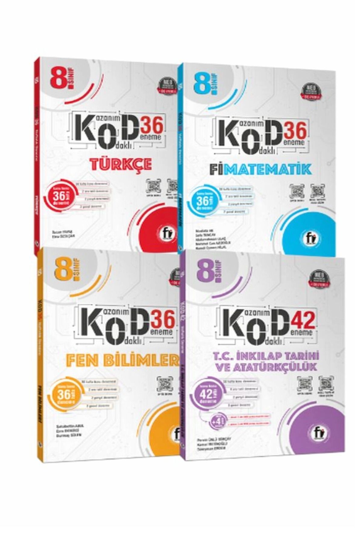 Özgün Yayınları Fi Yayınları 8.SINIF KOD DENEME SET - 2025 BASIM