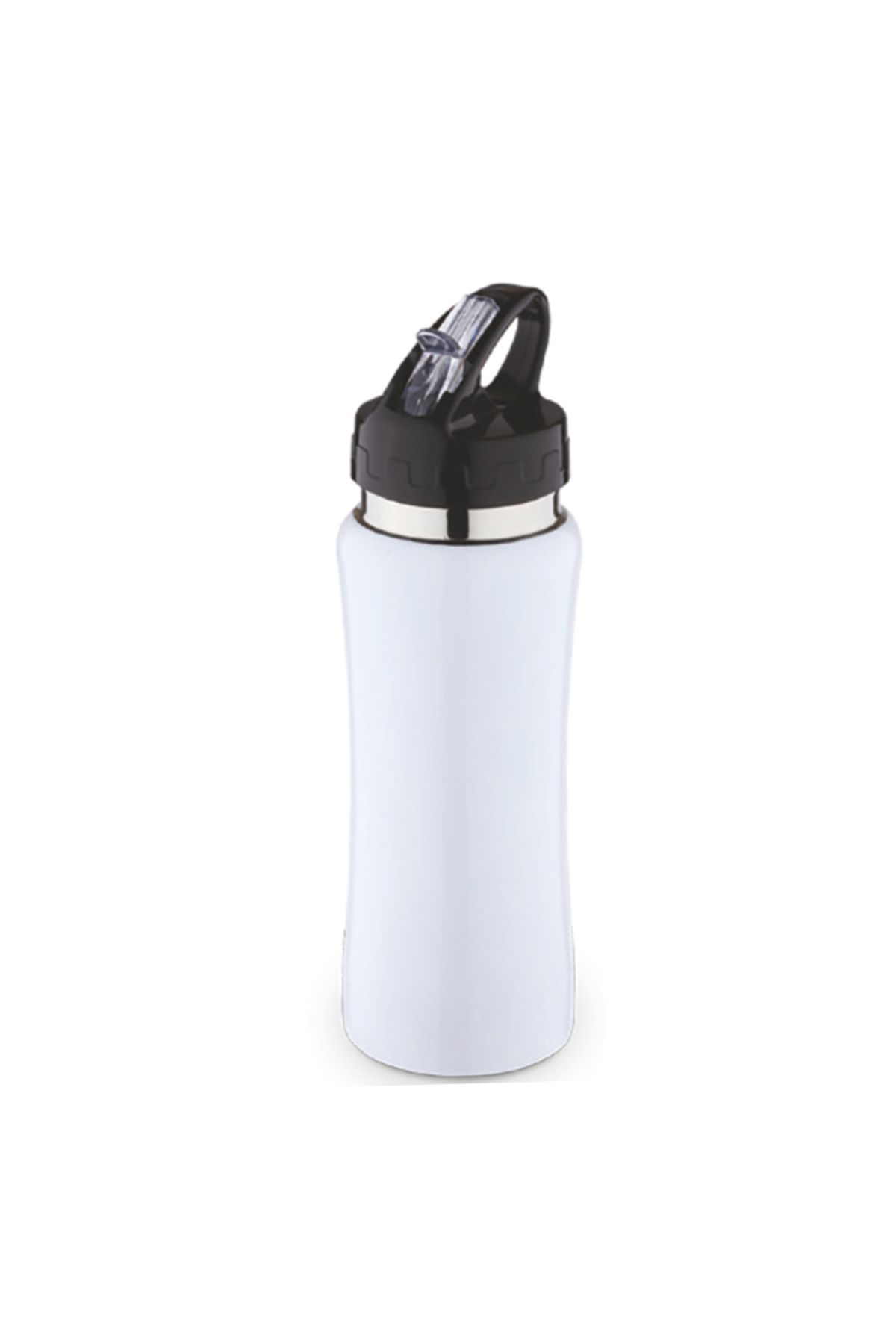 Gen Promosyon Emzikli Paslanmaz Çelik Matara (750 ml) - Beyaz