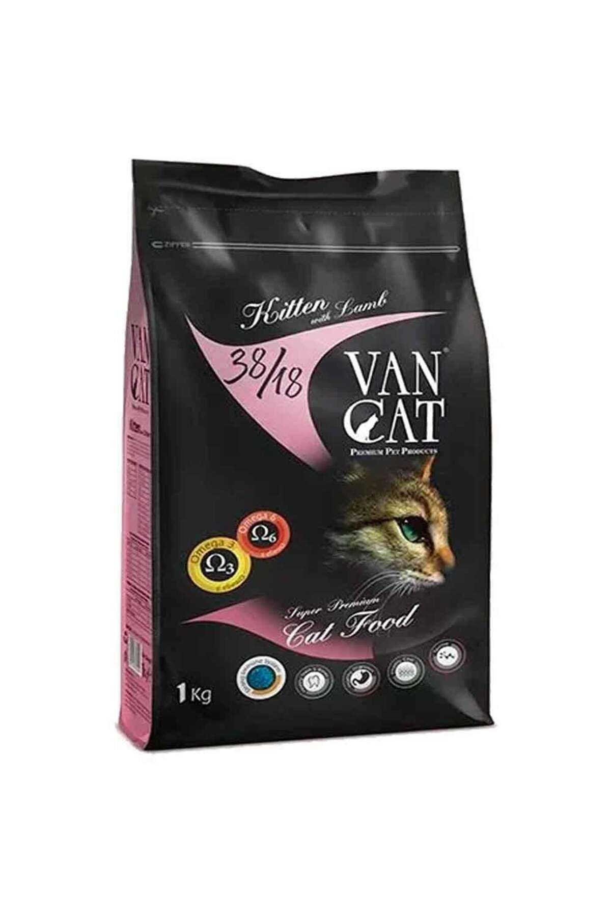 Vancat Kitten Kuzulu Yavru Kedi Maması 1 Kg