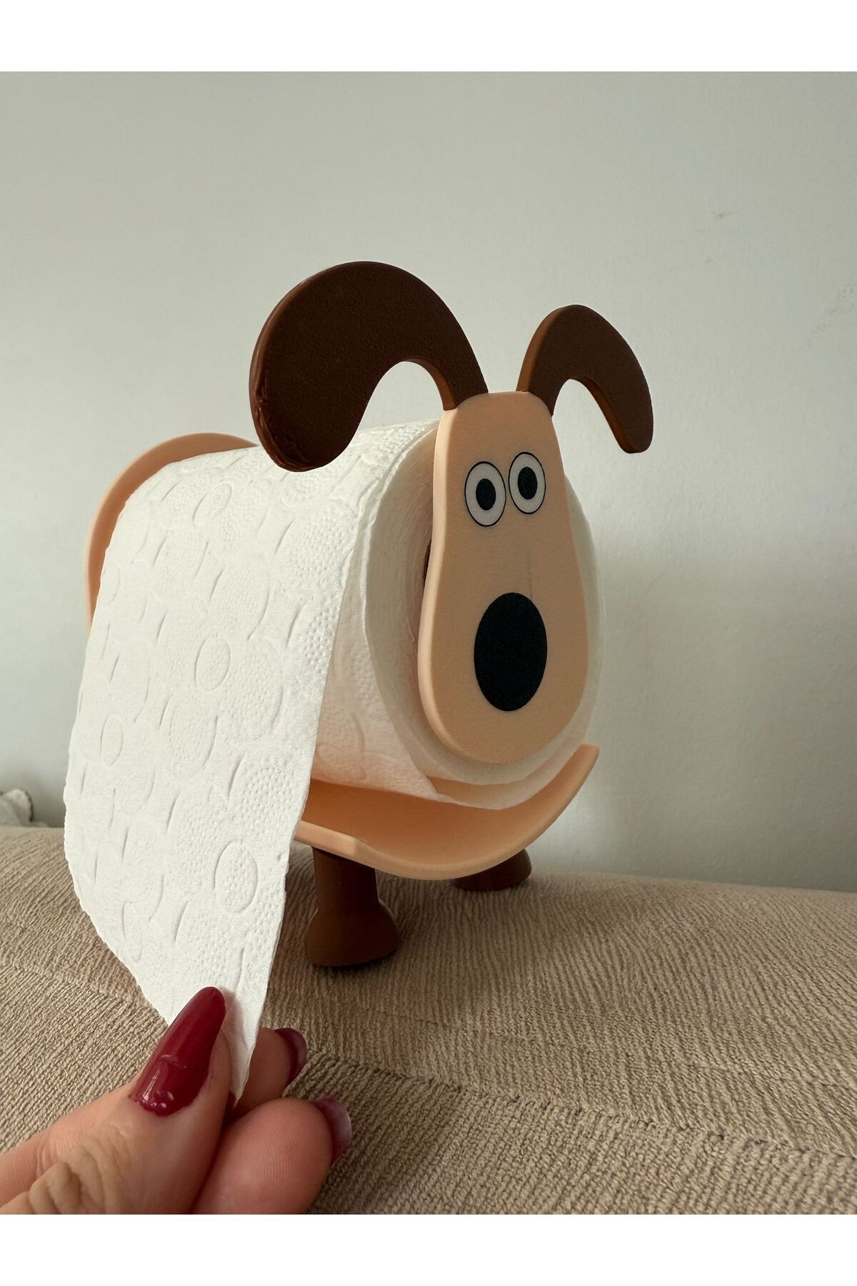 MYA DESİGN JEWERLY 3D Köpek Tuvalet Kağıtlığı Hediyelik Çeyiz
