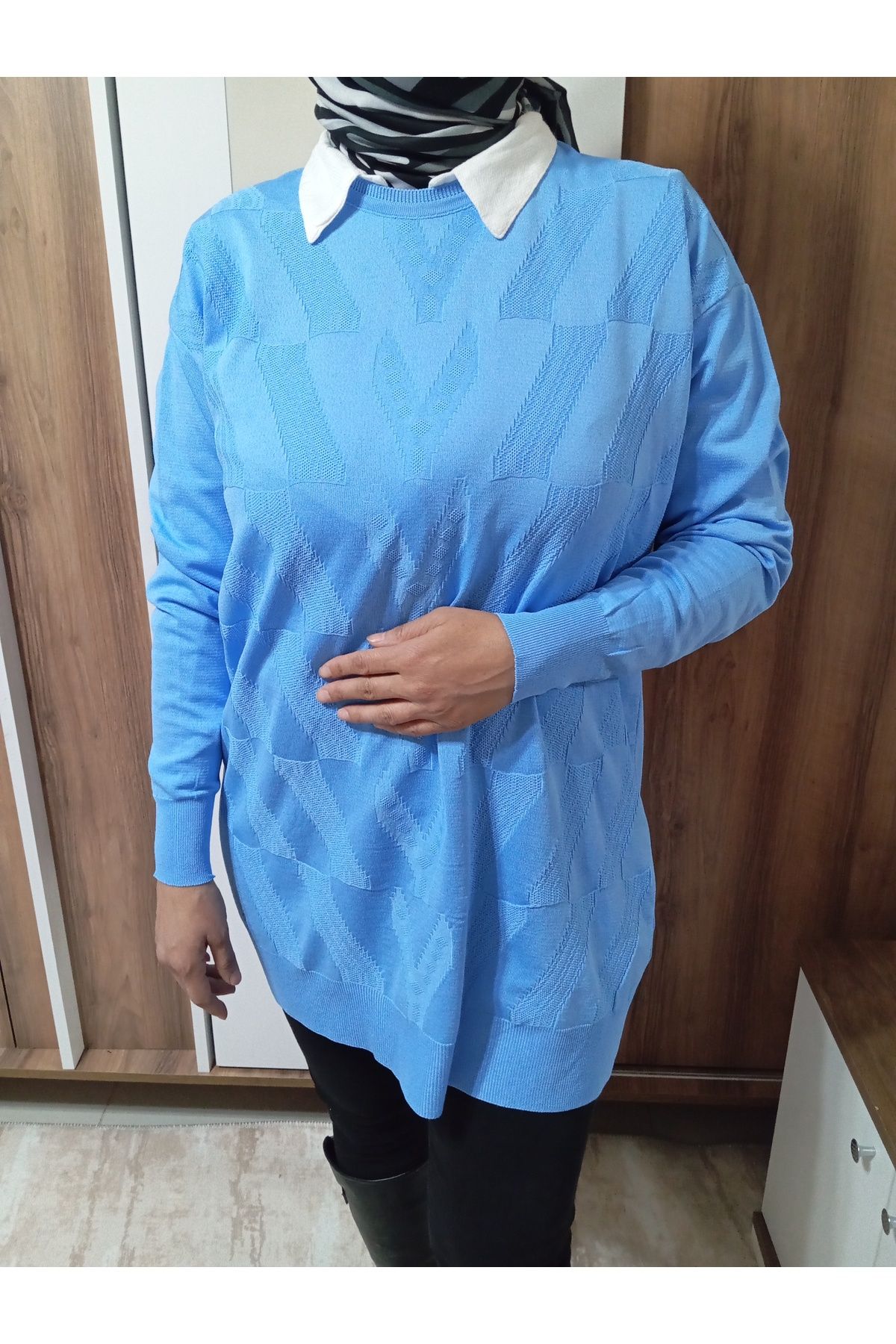 Jose Clothing İnce Tesettür Triko Bluz