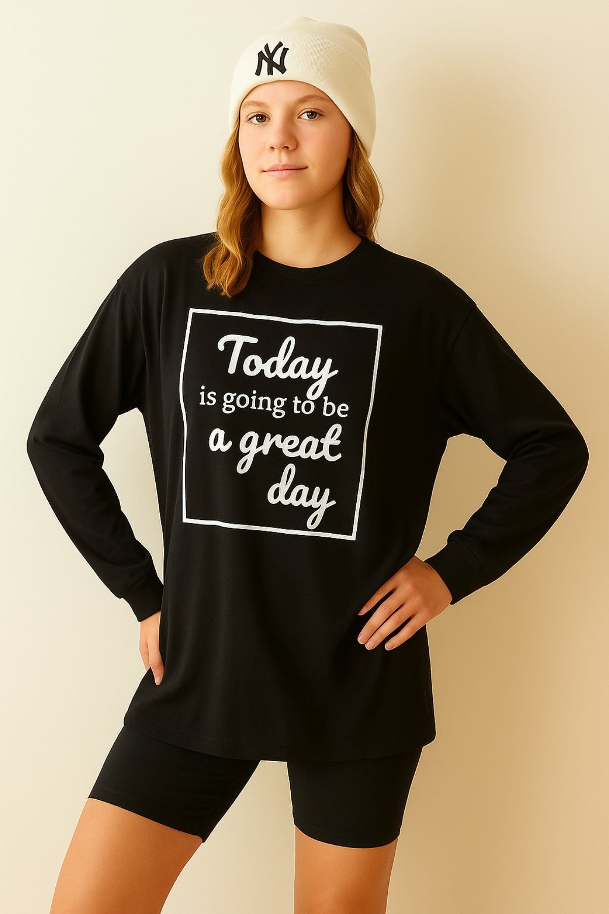 İKLİM LİFE Today Baskılı Sweat