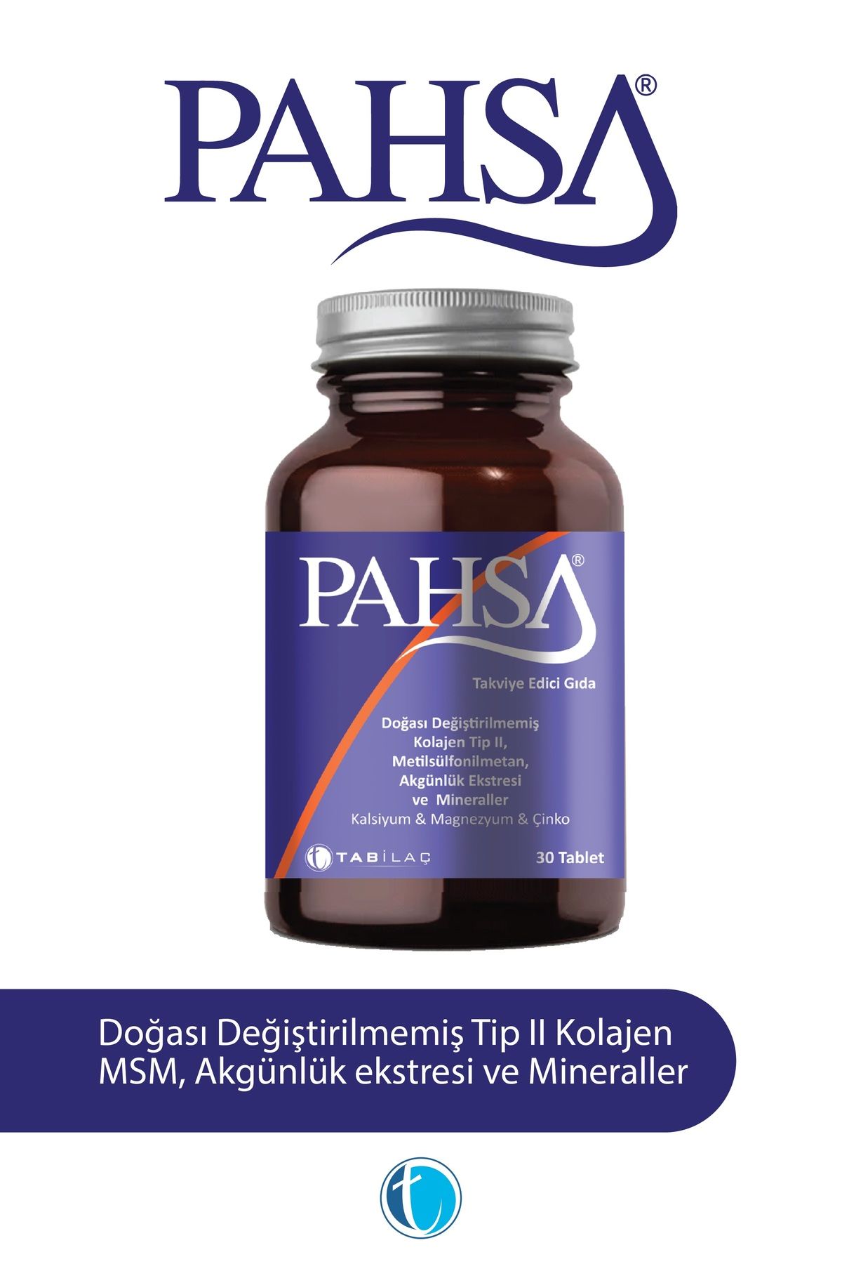 Osende Tip II Kolajen 30 Tablet Doğası Değiştirilmemiş Tip II Kolajen MSM Akgünlük Ekstresi