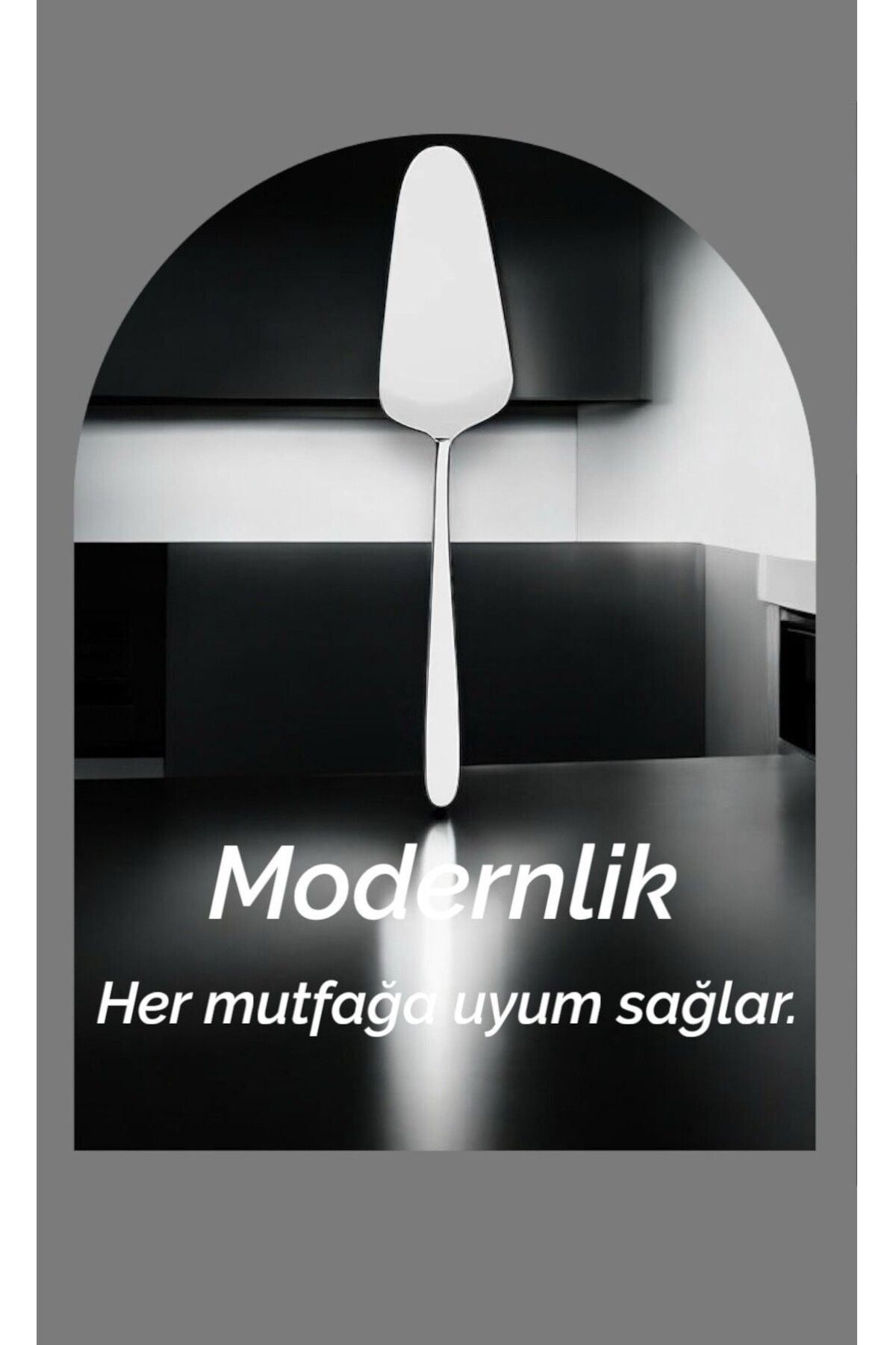 Nehir sultan servis spatula kürek - servis küreği 25,9 cm.