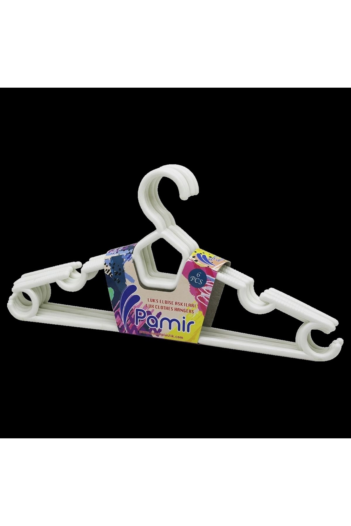 STOREMAX 6 PARÇA PLASTİK KARİZMA ELBİSE ASKI (5047)