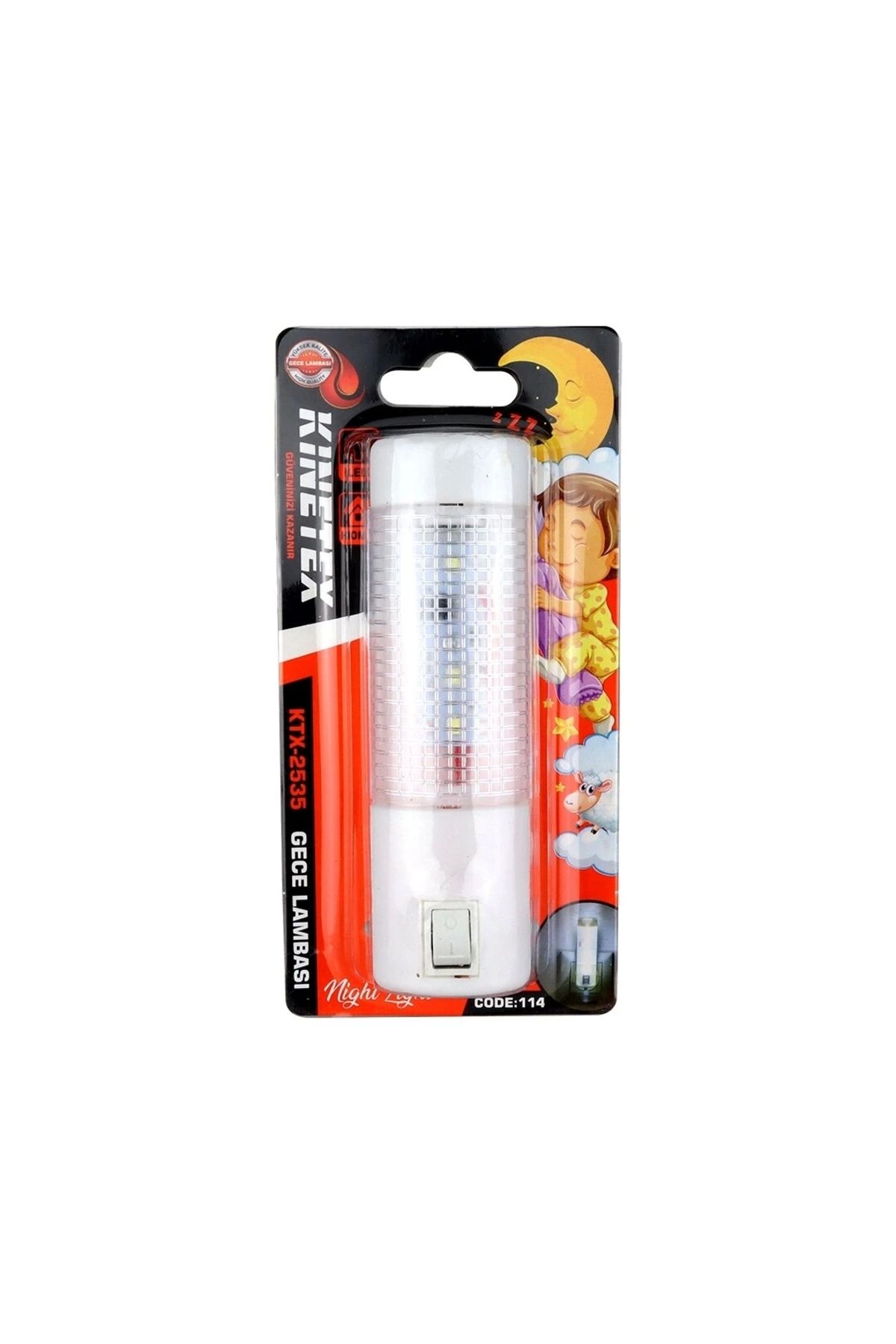 STOREMAX CODE-114 SİLİNDİR 0.1W GECE LAMBASI KTX-2535 (5047)