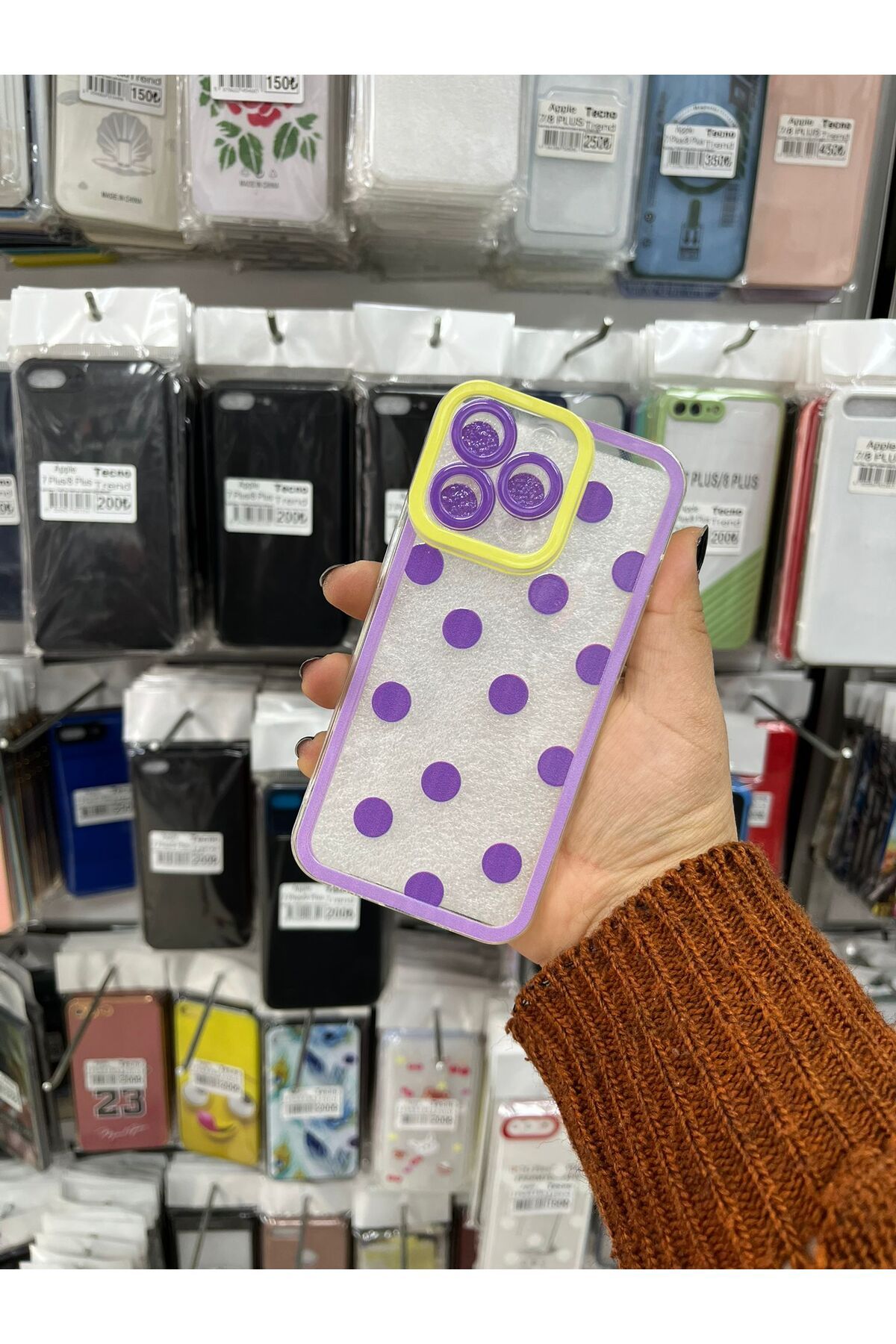 TECNOTREND Apple iPhone 13 Pro puantiyeli şeffaf silikon kılıf